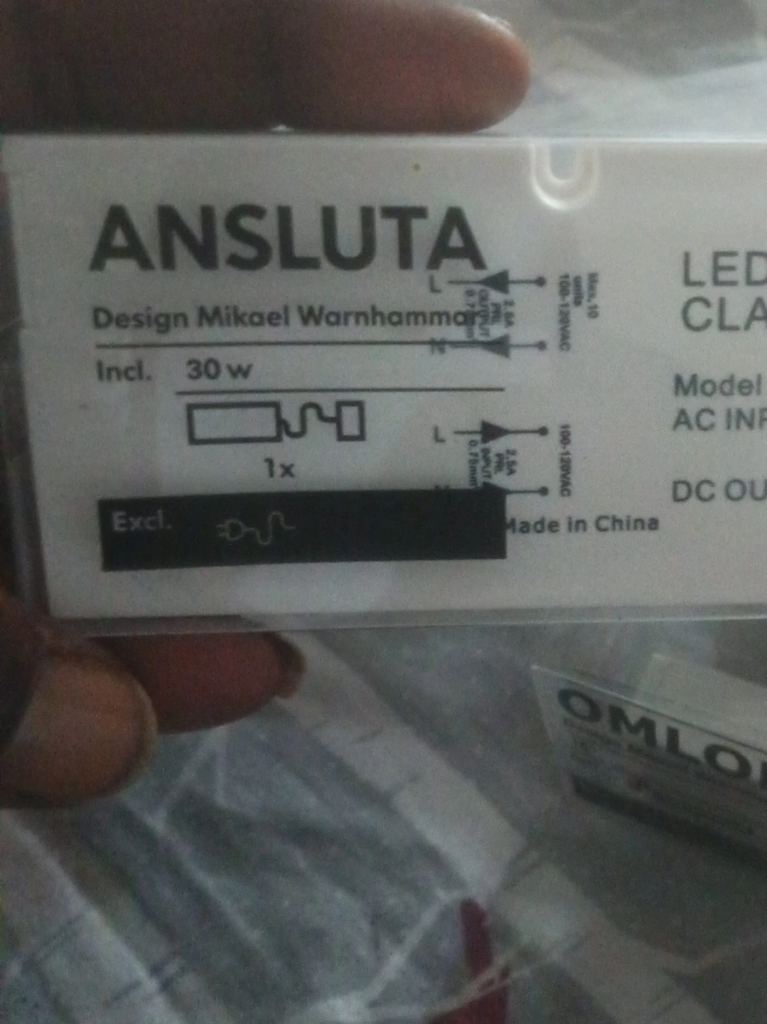 IKEA ANSLUTA LED Transformer 30W