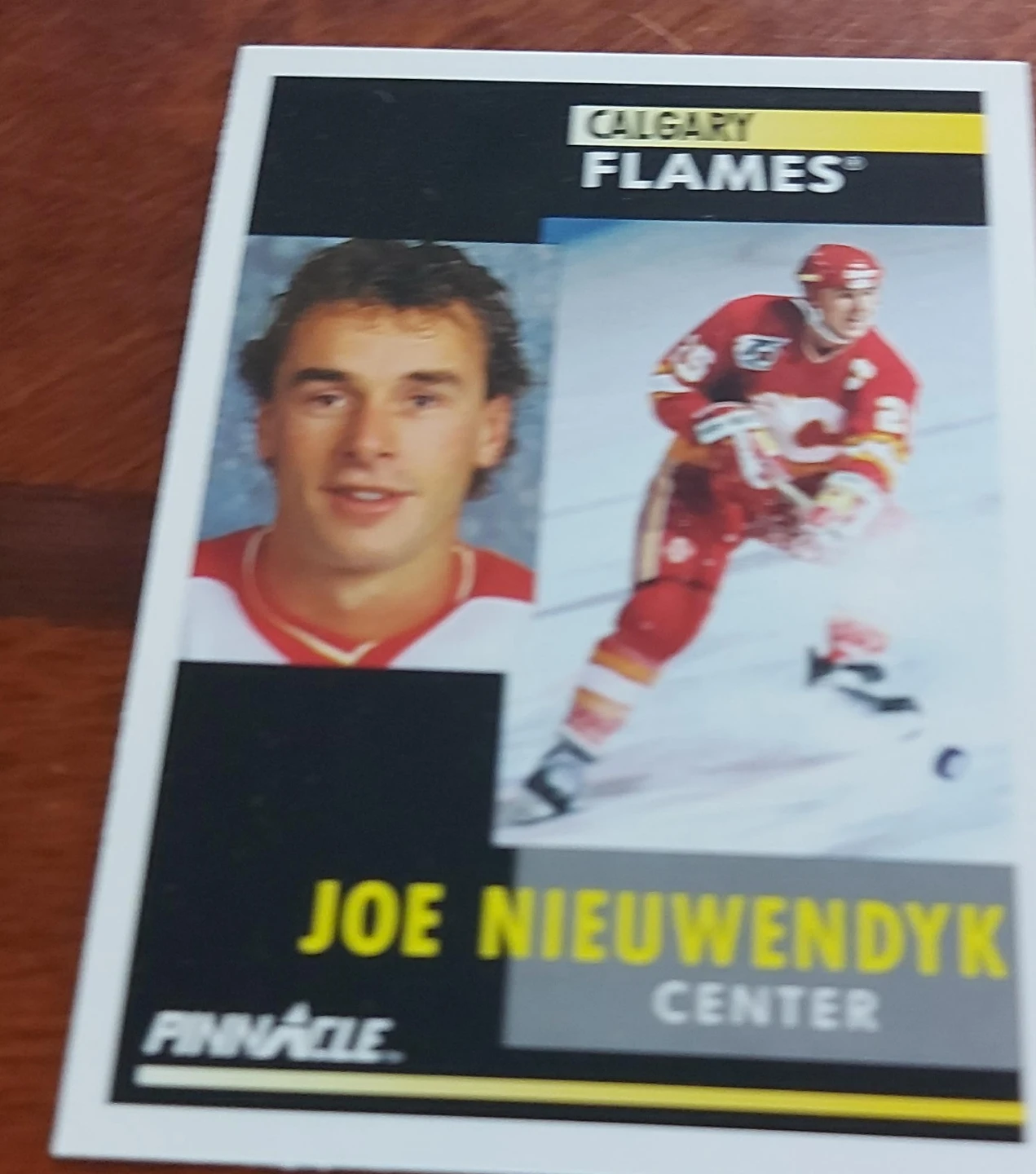Joe Nieuwendyk Calgary Flames Hockey Card
