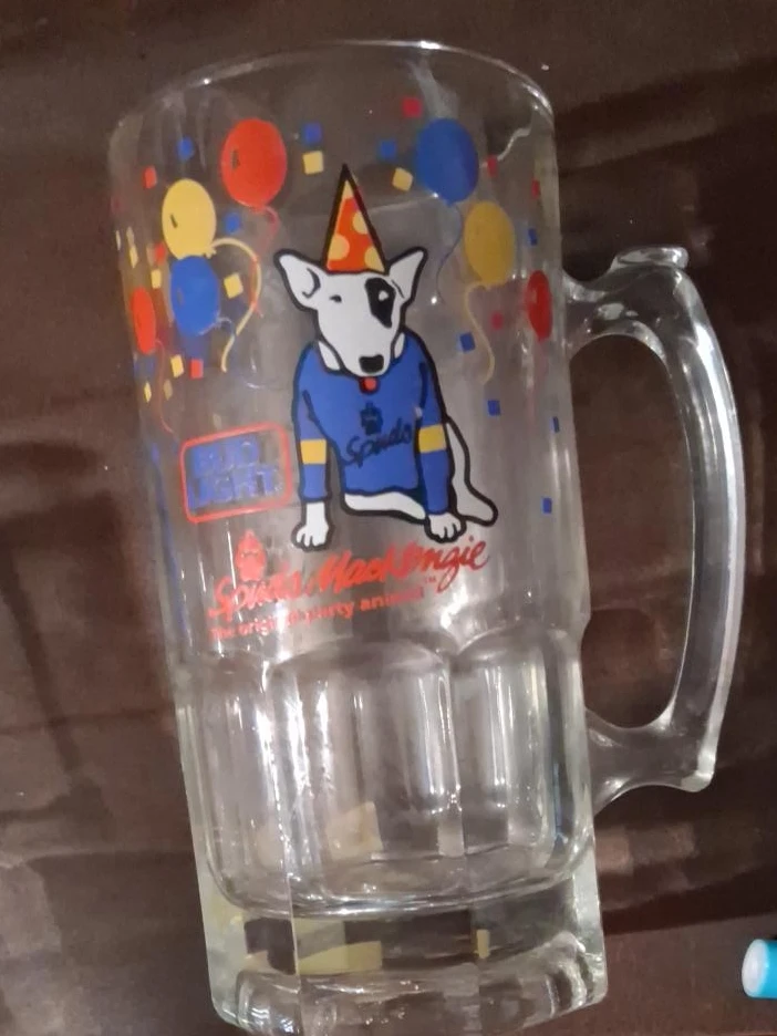 Bud Light "Spuds MacKenzie" Beer Mug
