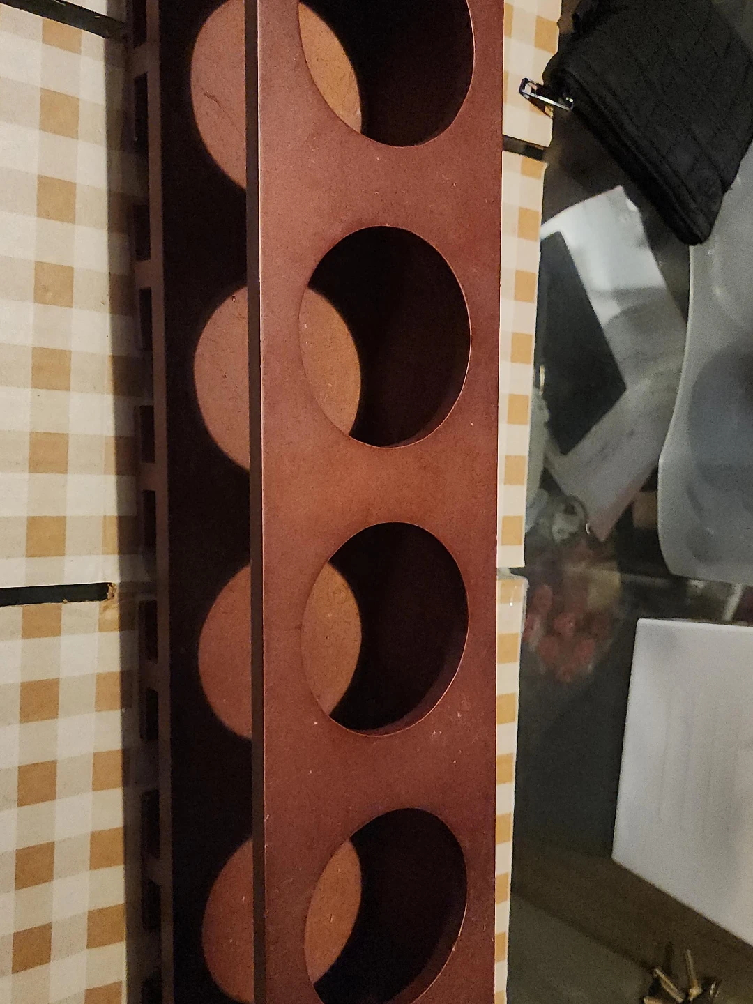 Wooden 4-Bottle Wine Rack