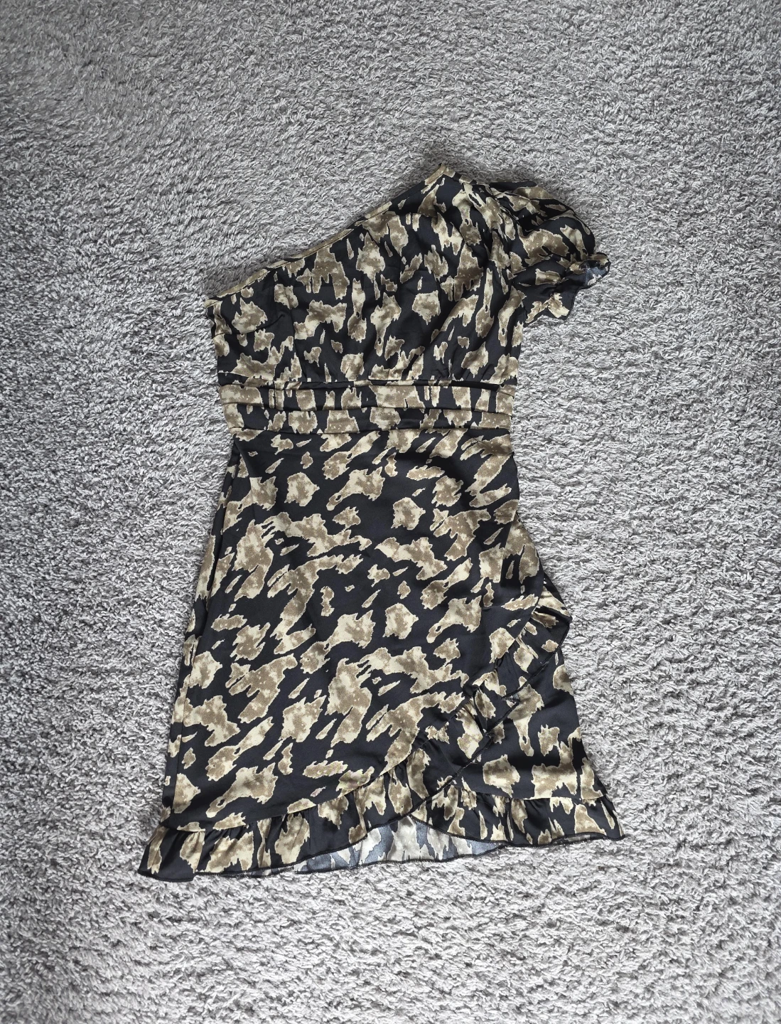 One Shoulder Ruffled Dress - photo 2