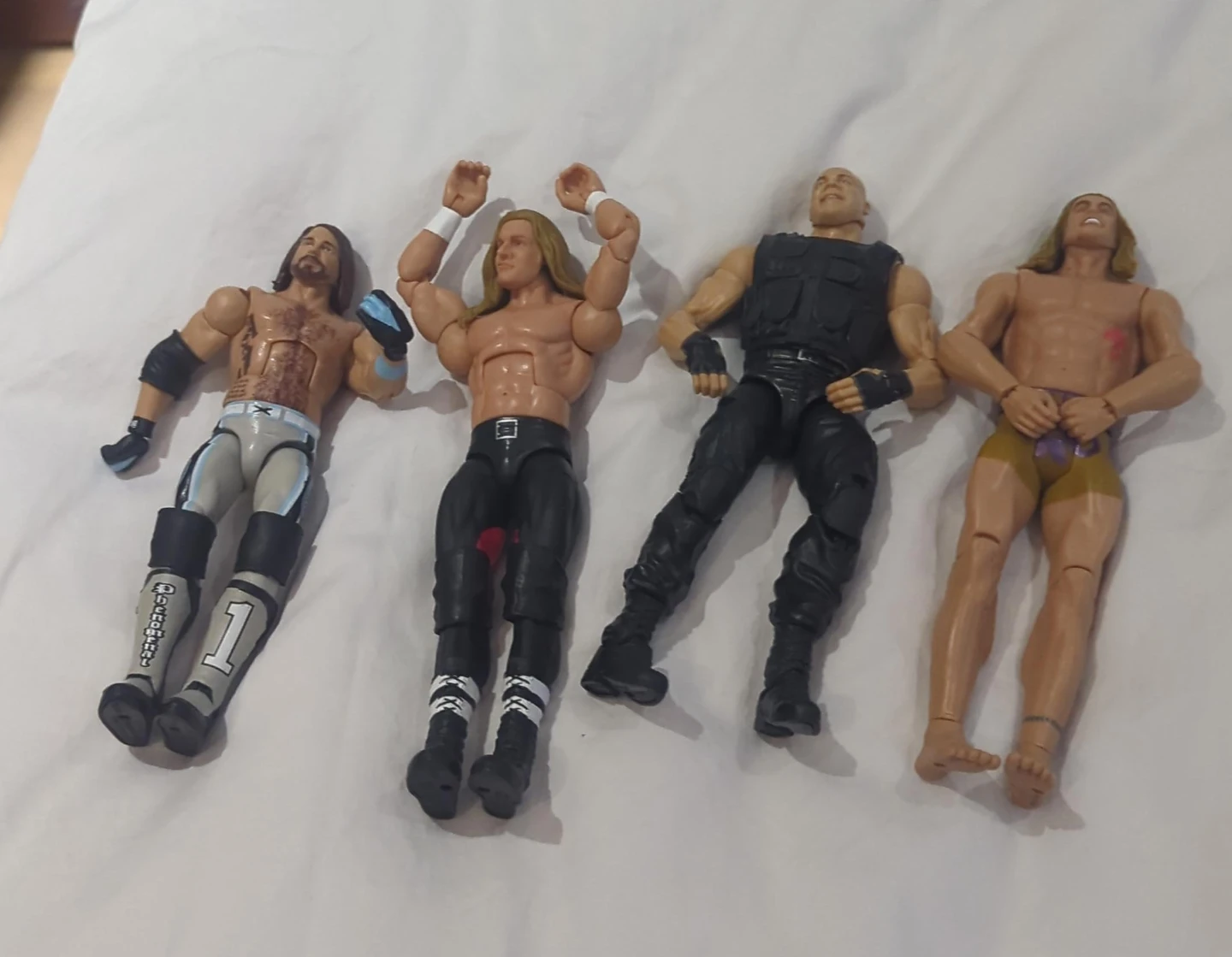 Set of 4 WWE Action Figures