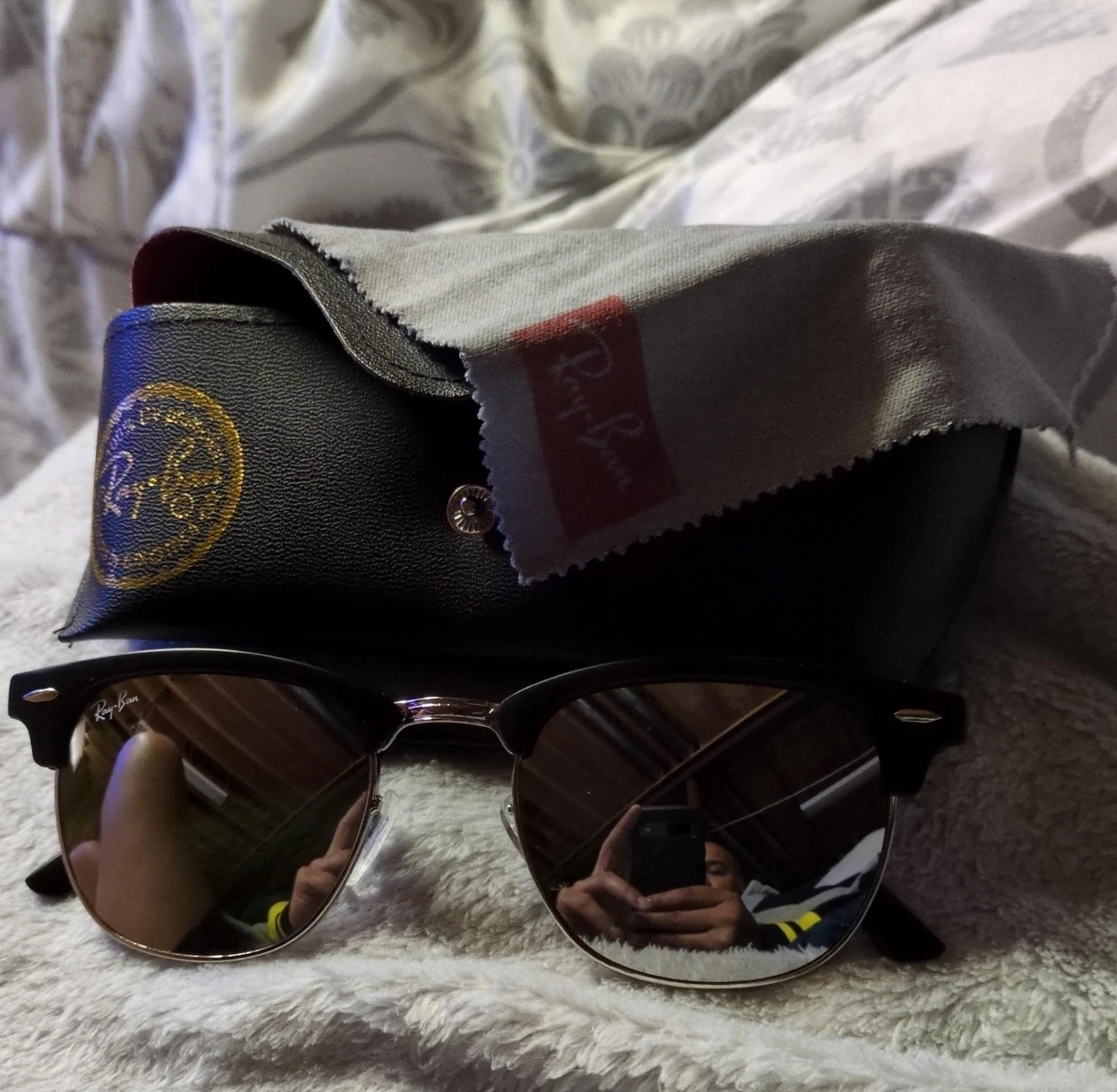 Ray-Ban Clubmaster Sunglasses with Case