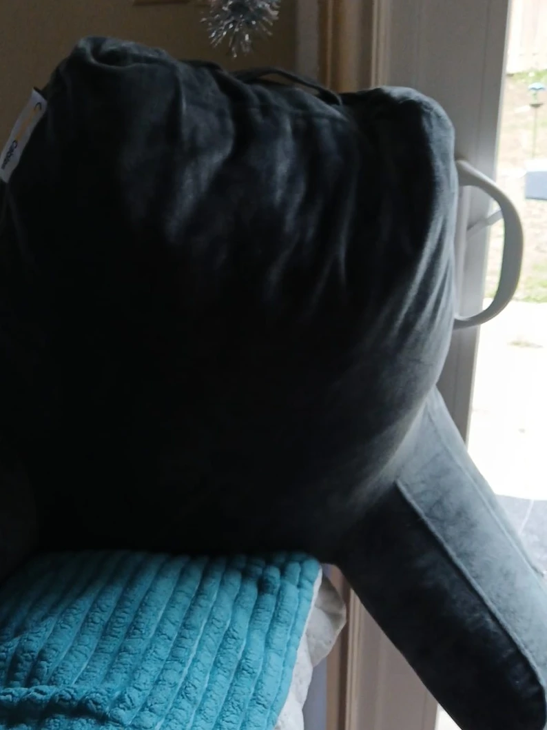 Dark Grey Armrest Cushion Pillow - photo 3