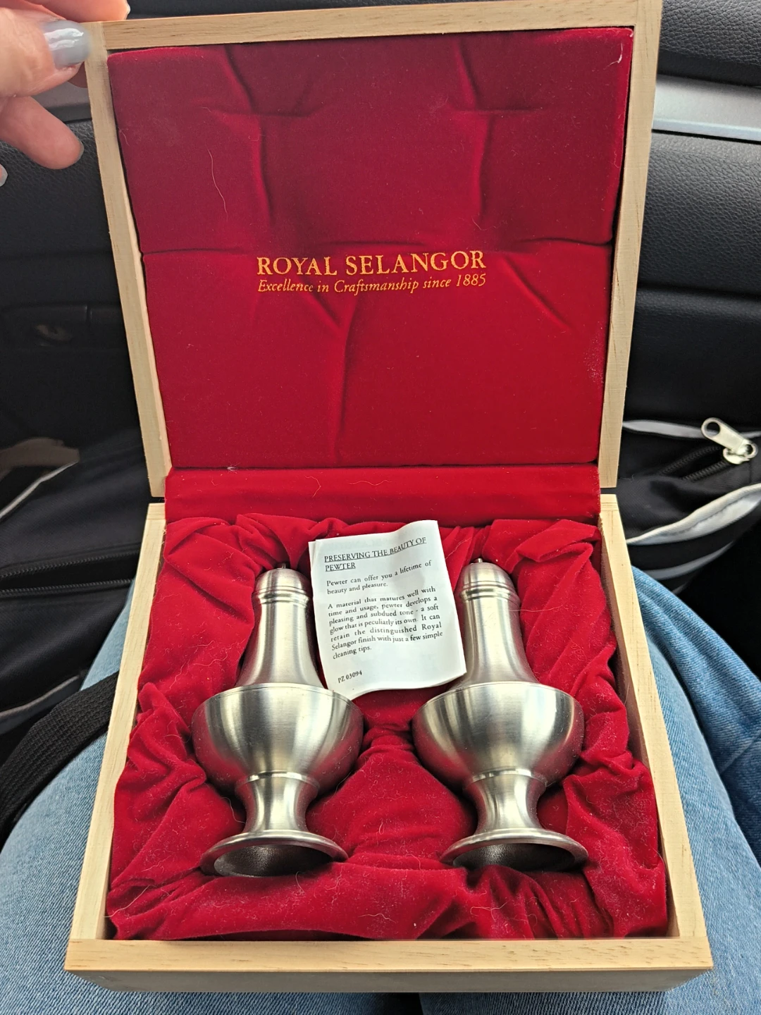 Royal Selangor Pewter Salt and Pepper Shakers