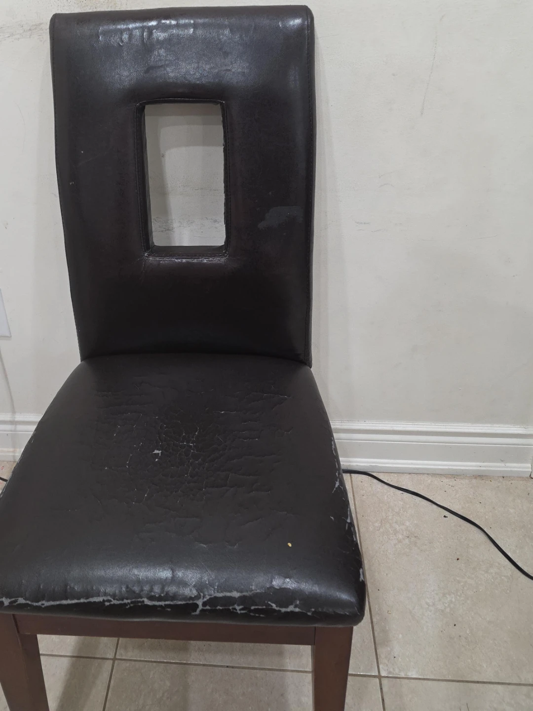 Set of 4 Solid Wood Dining Chairs