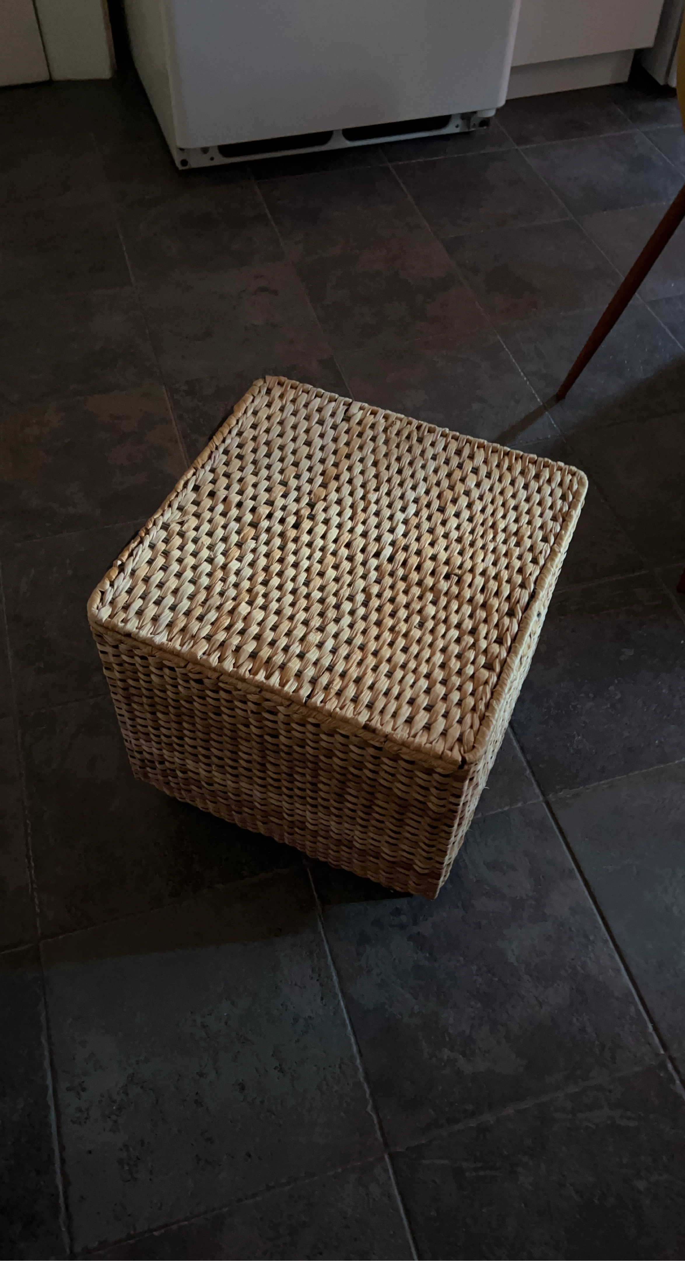 Woven Storage Basket with Lid