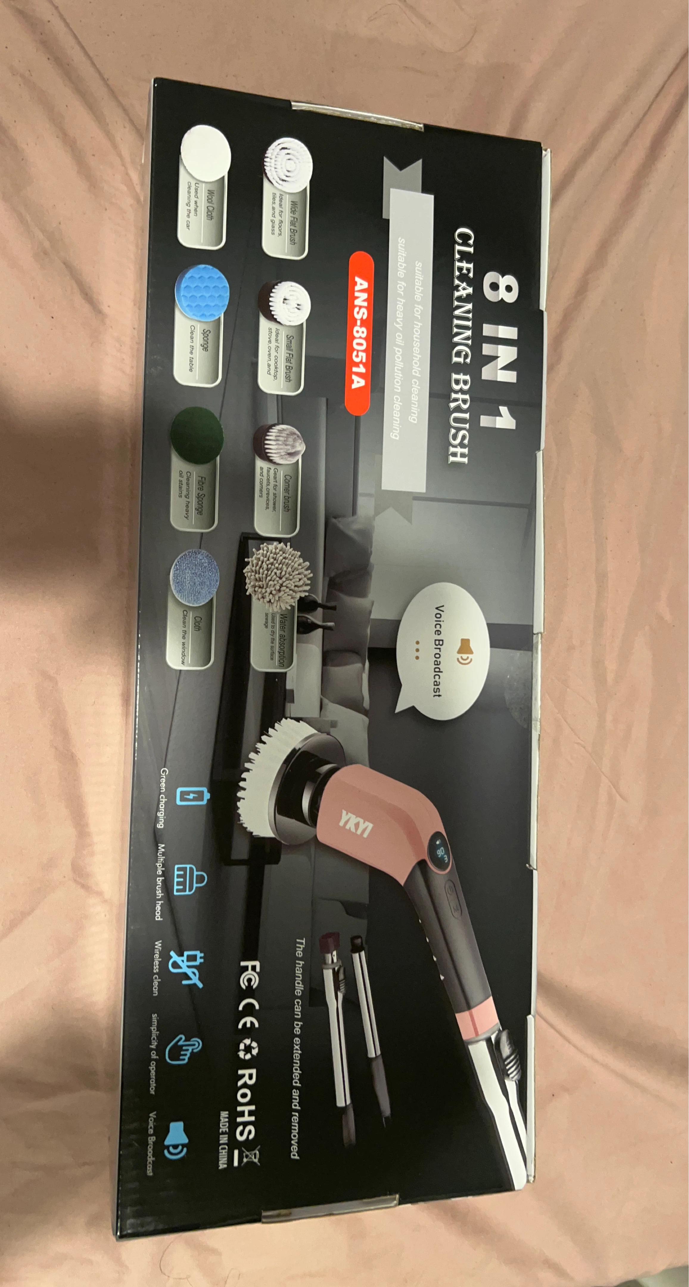 YKY 8-in-1 Cleaning Brush