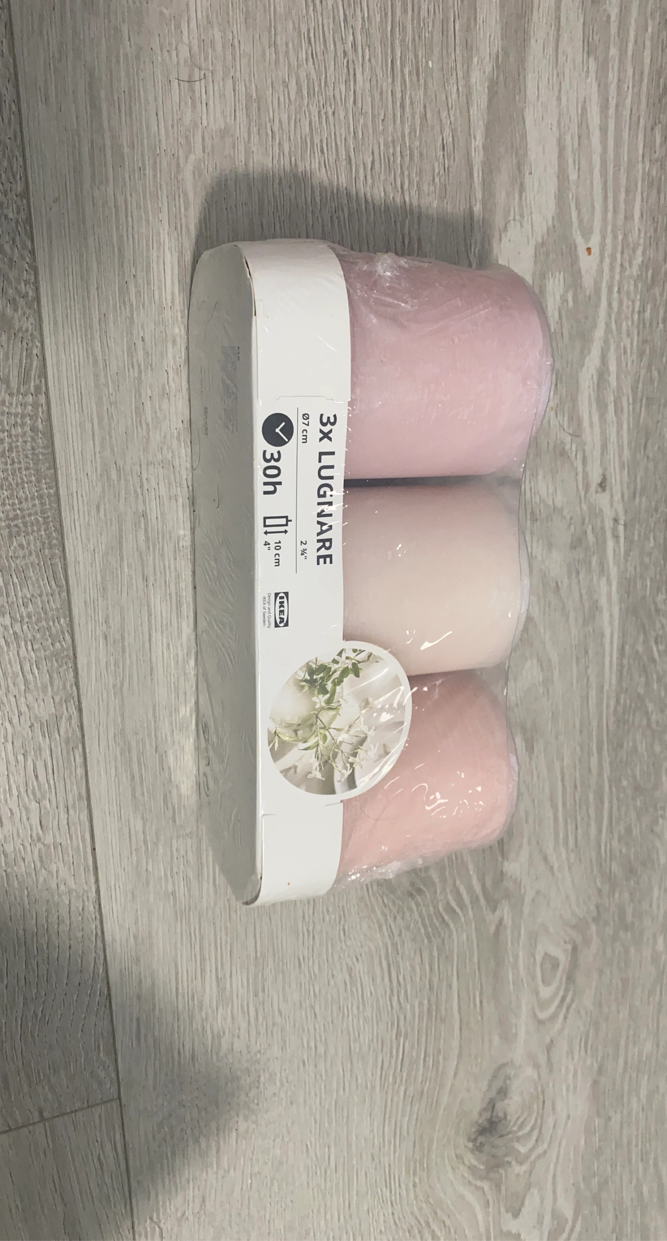 IKEA LUGNARE Candles (3 Pack)