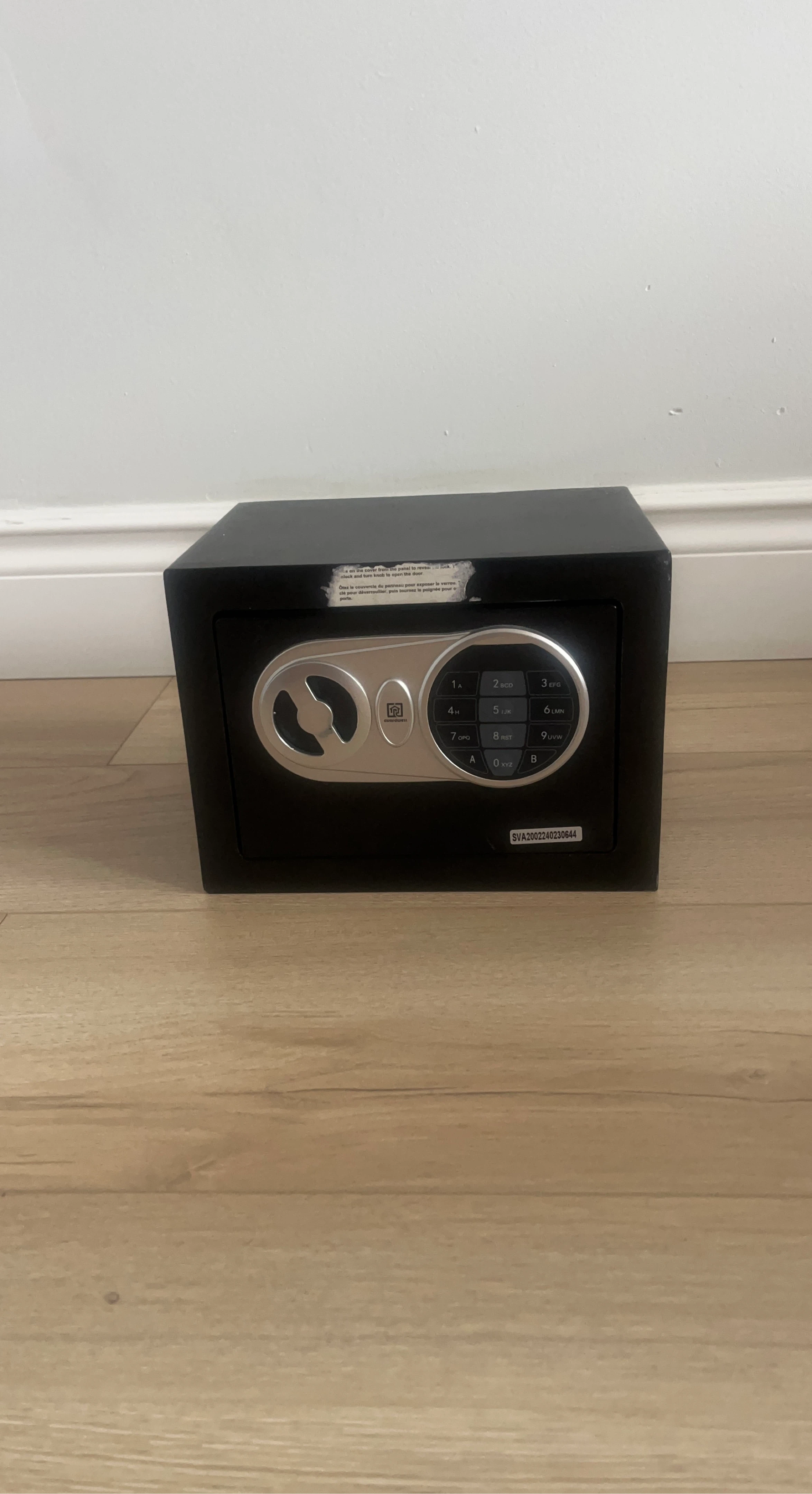 Black Digital Lock Safe Box