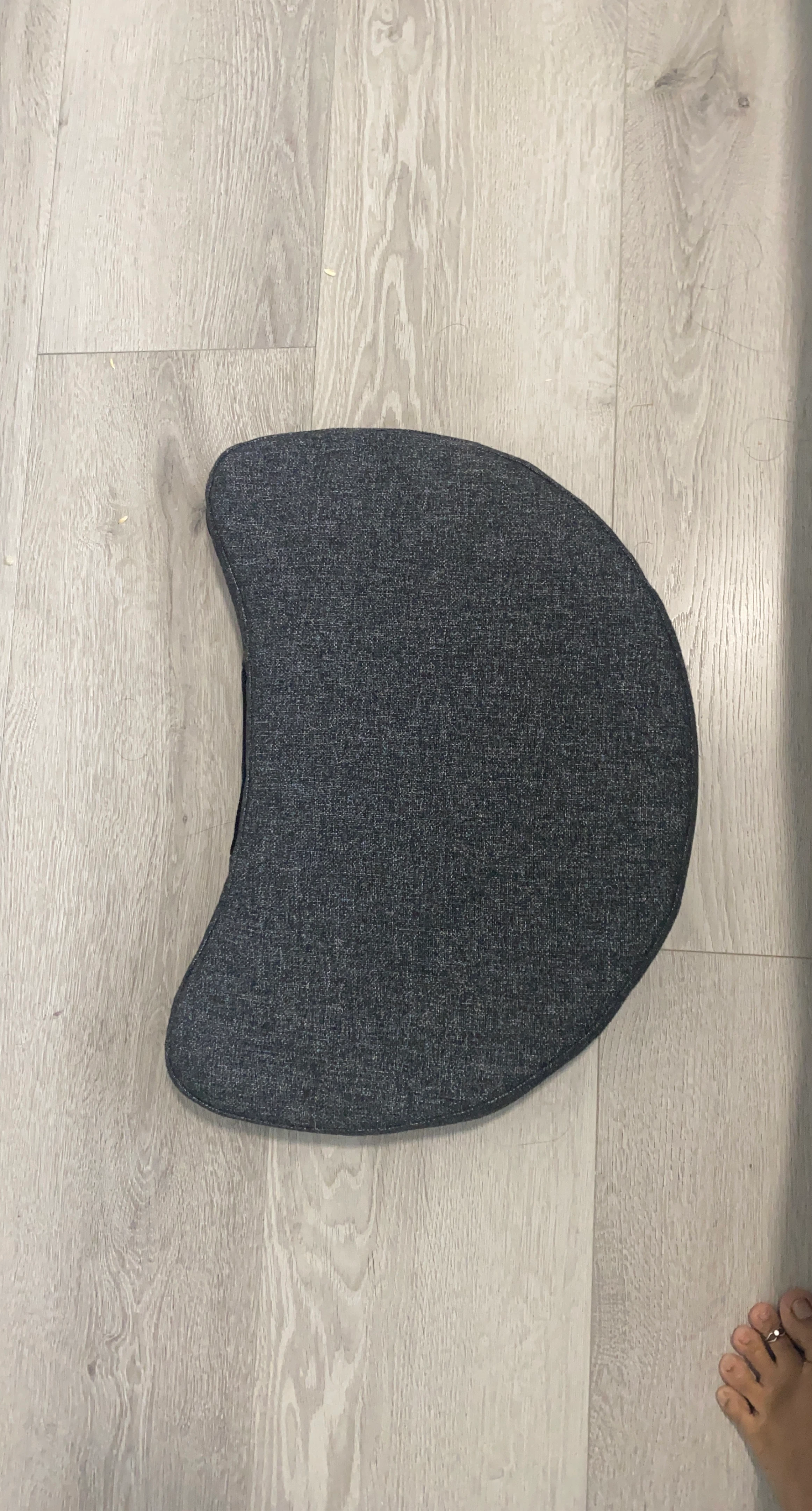 Dark Grey Lumbar Support laptop pillow