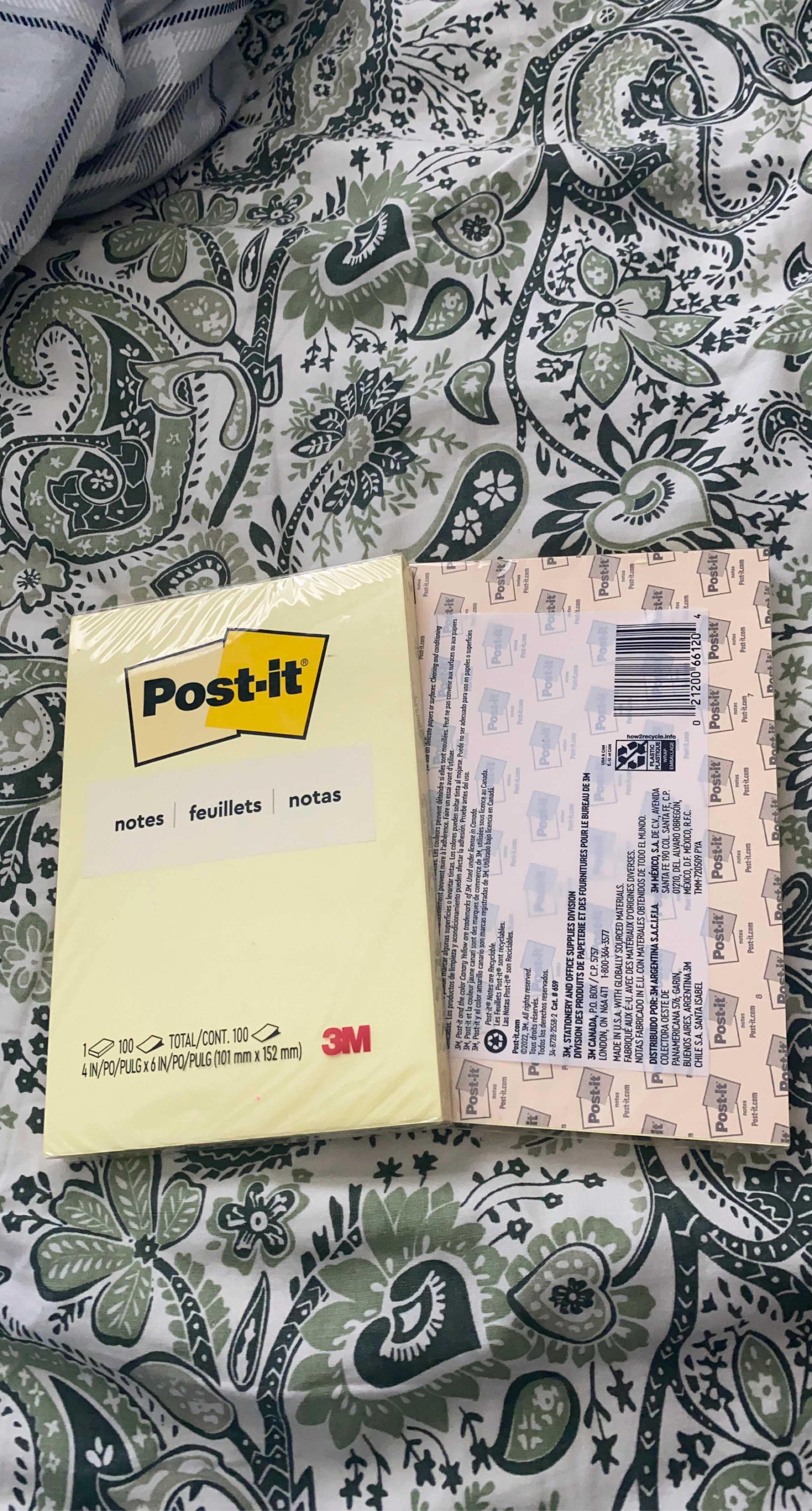 Post-it Notes 101 mm x 152 mm - Yellow