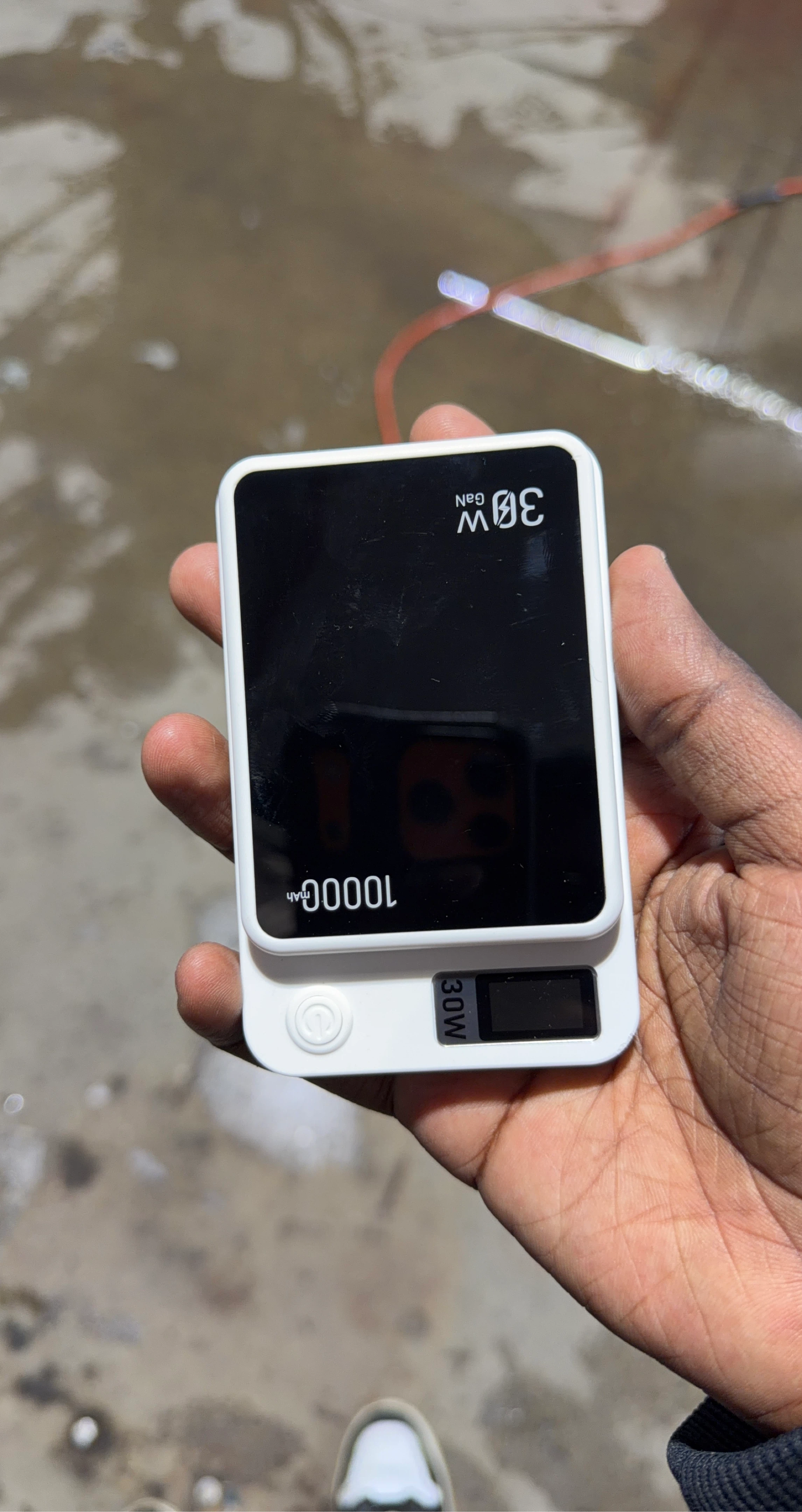 White 10000mAh Power Bank