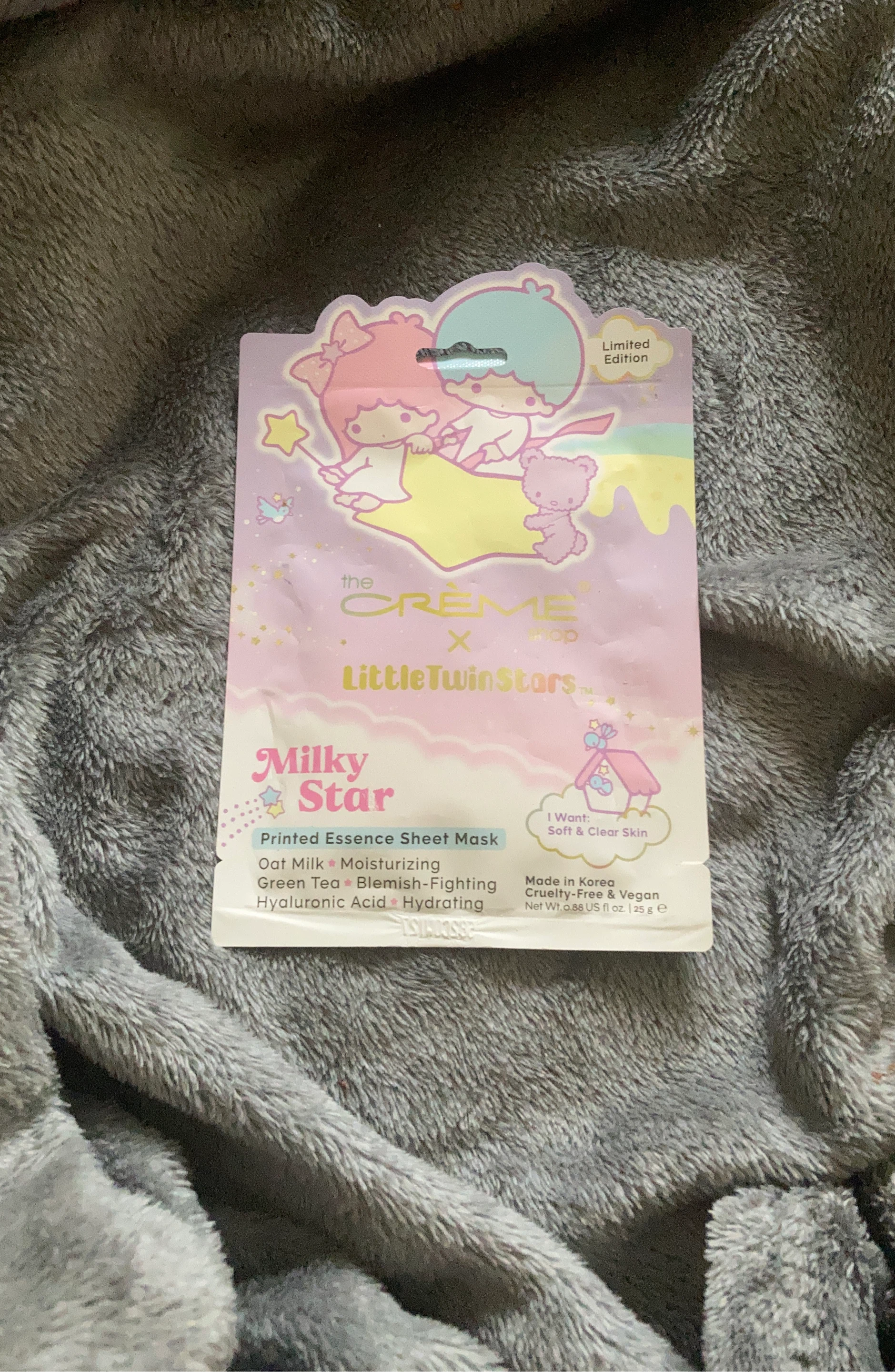 The Crème Shop x Little Twin Stars Milky Star Sheet Mask