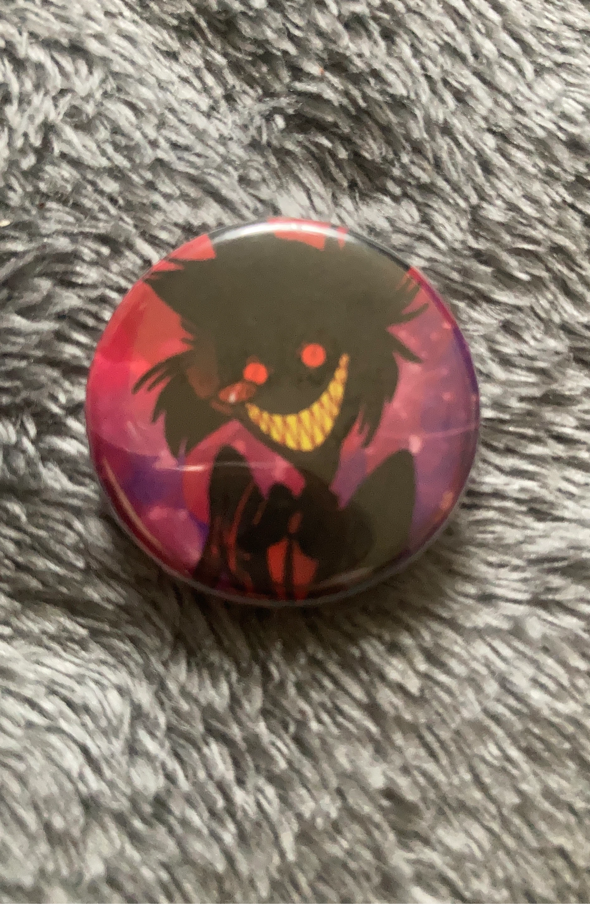 Alastor Hazbin Hotel Pin Button