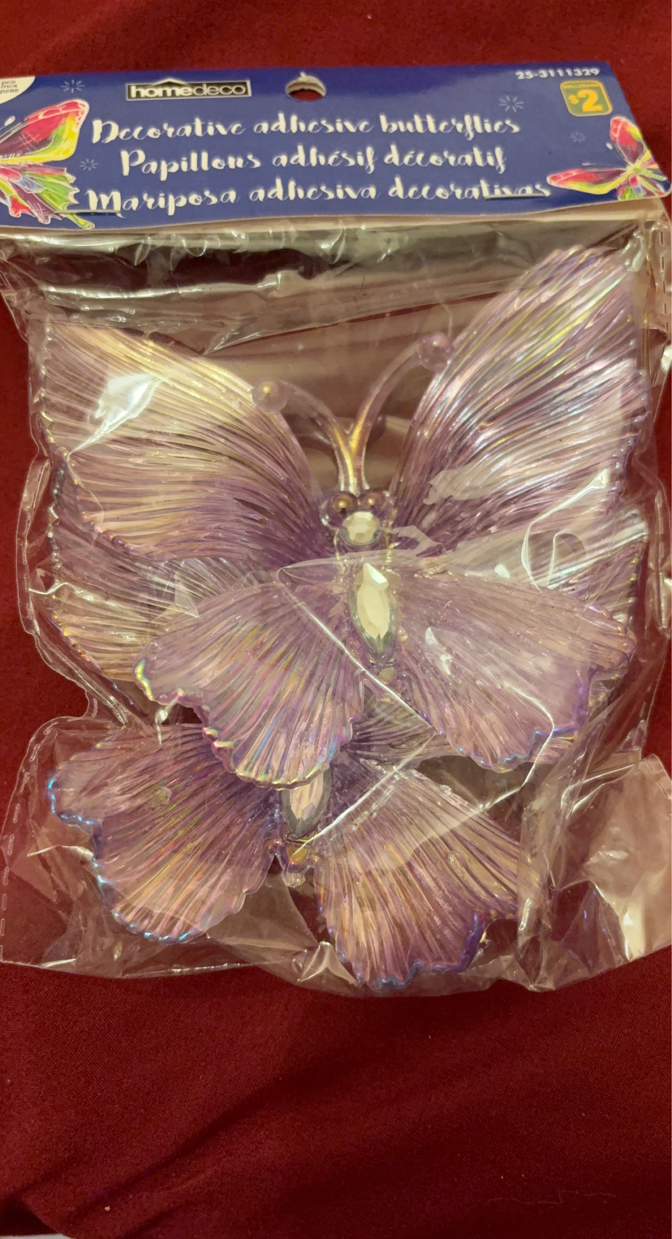 hometdeco Decorative Adhesive Butterflies