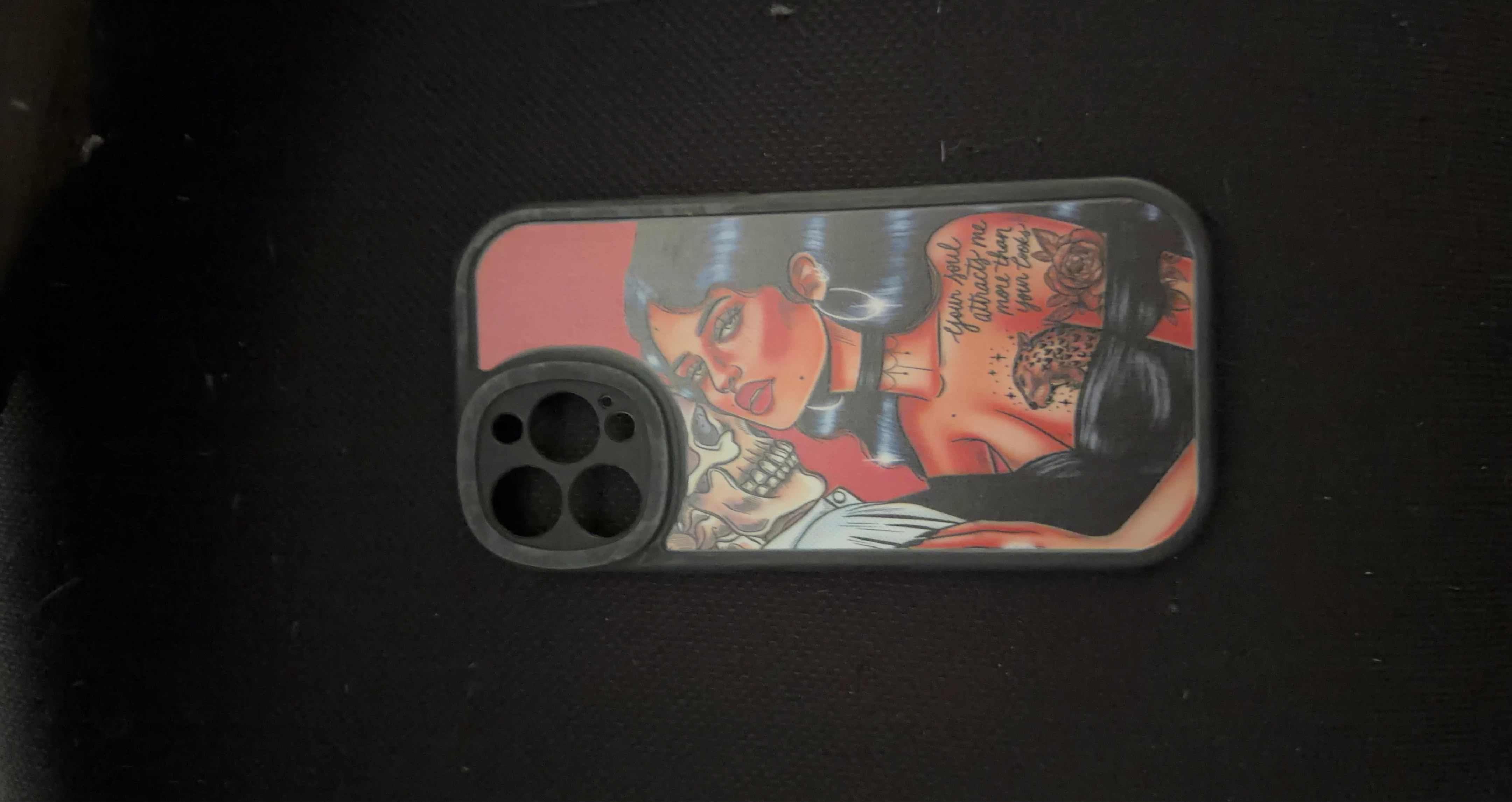 Phone Case with Tattoo Style Artwork