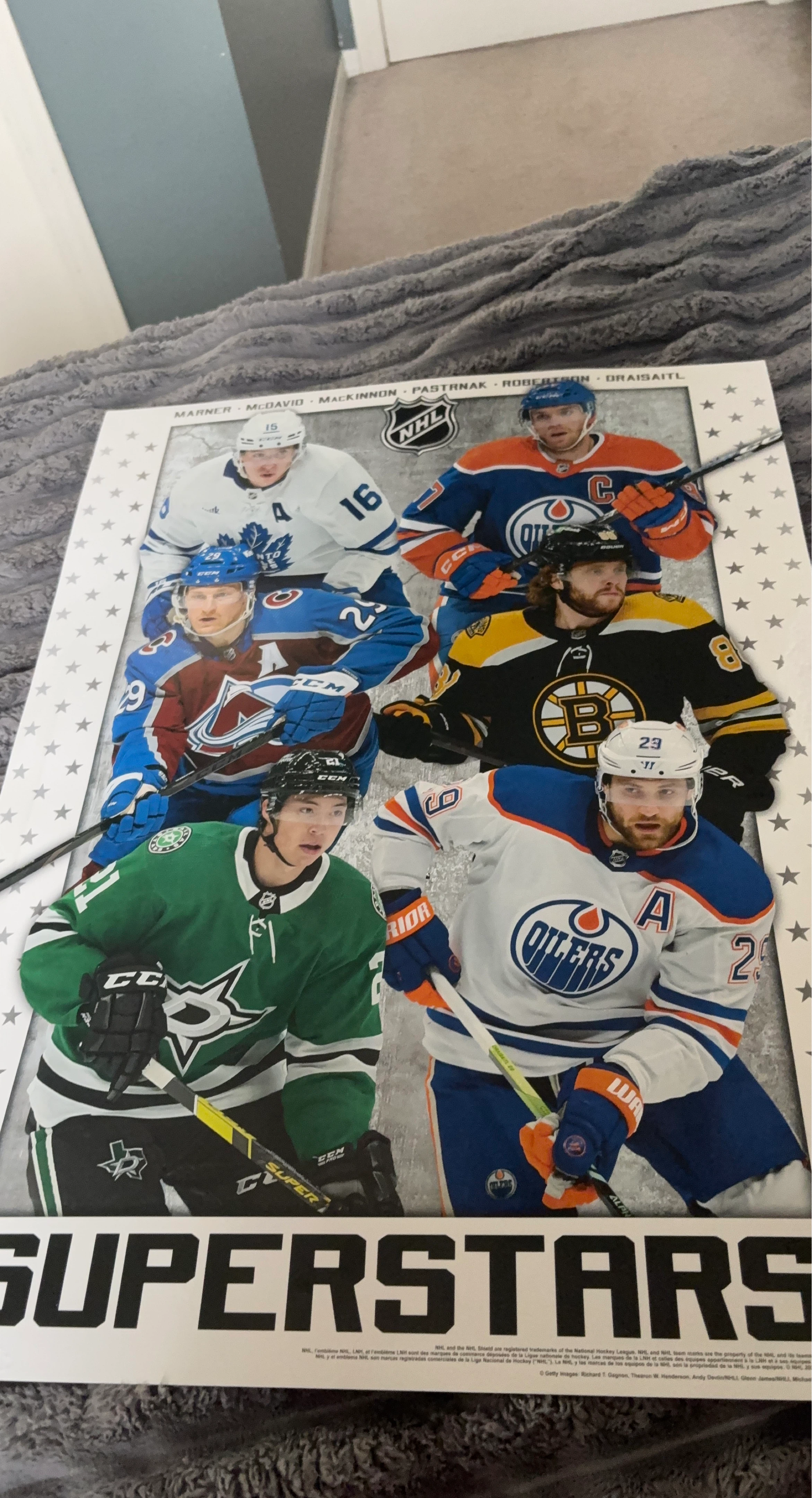 NHL Superstars Poster