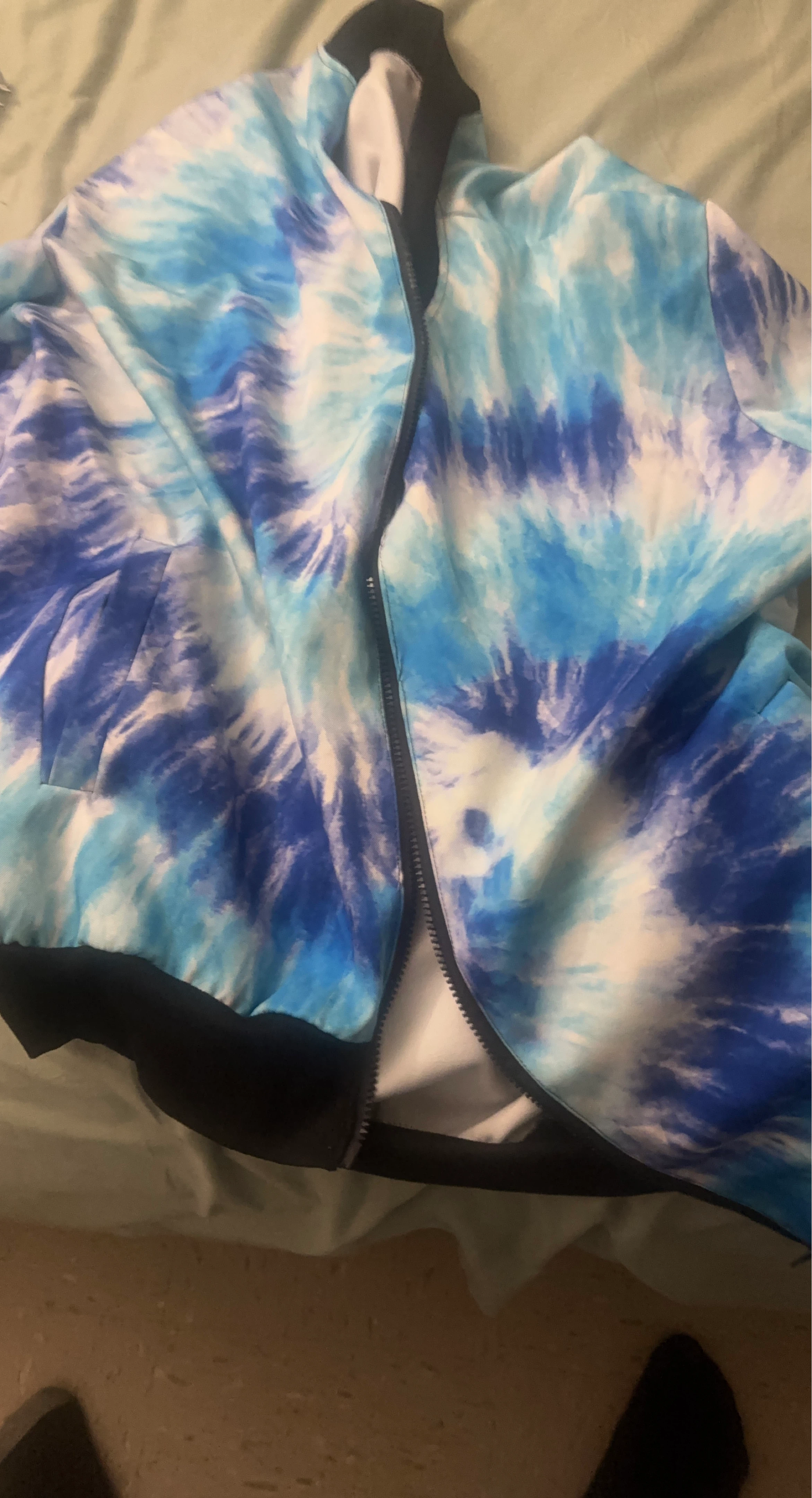 Tie-Dye Bomber Jacket