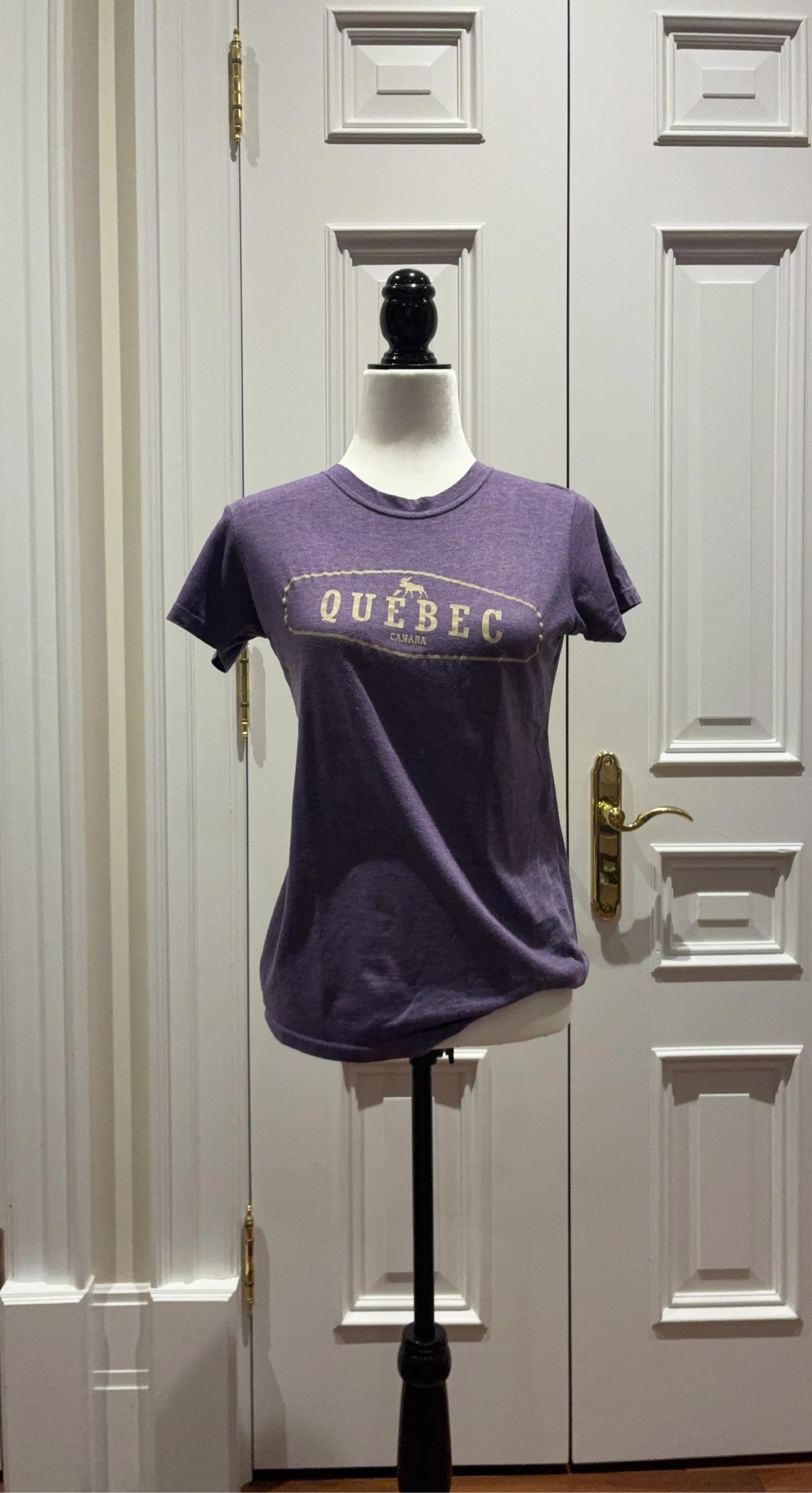 Purple Quebec Canada T-Shirt