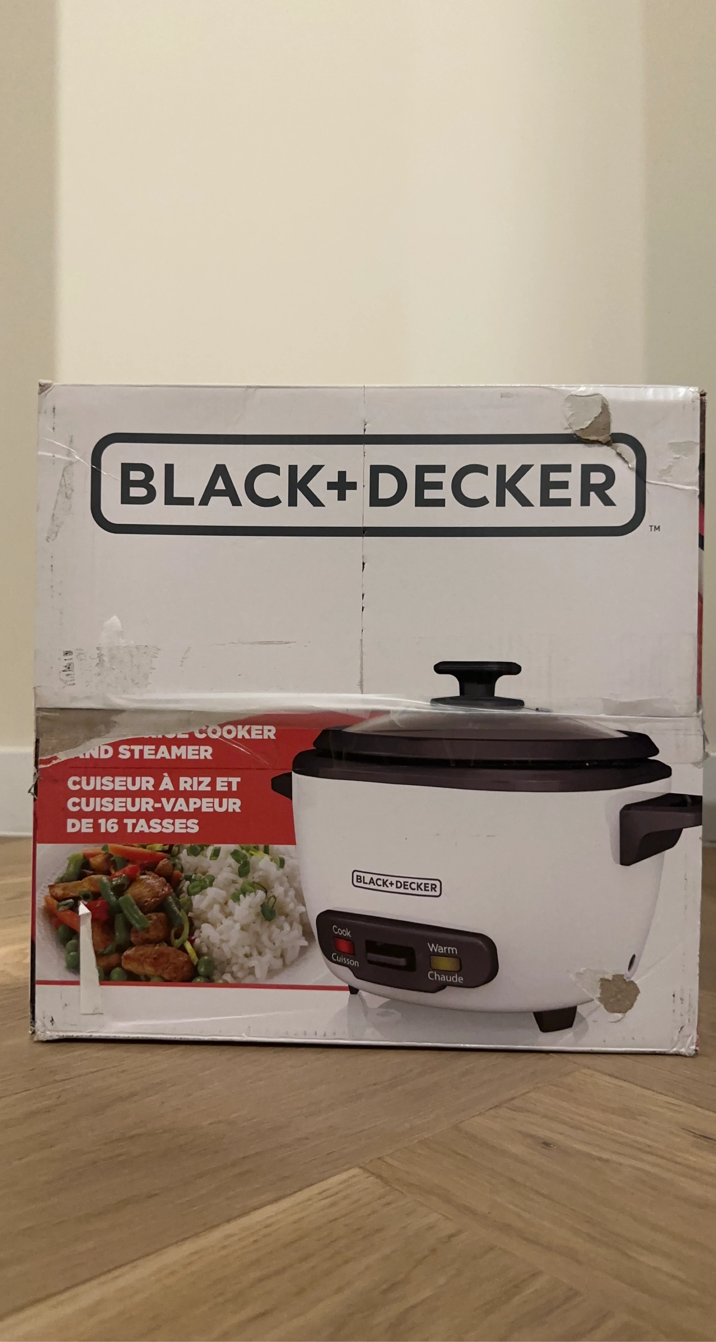 Black+Decker 16-Cup Rice Cooker and Steamer