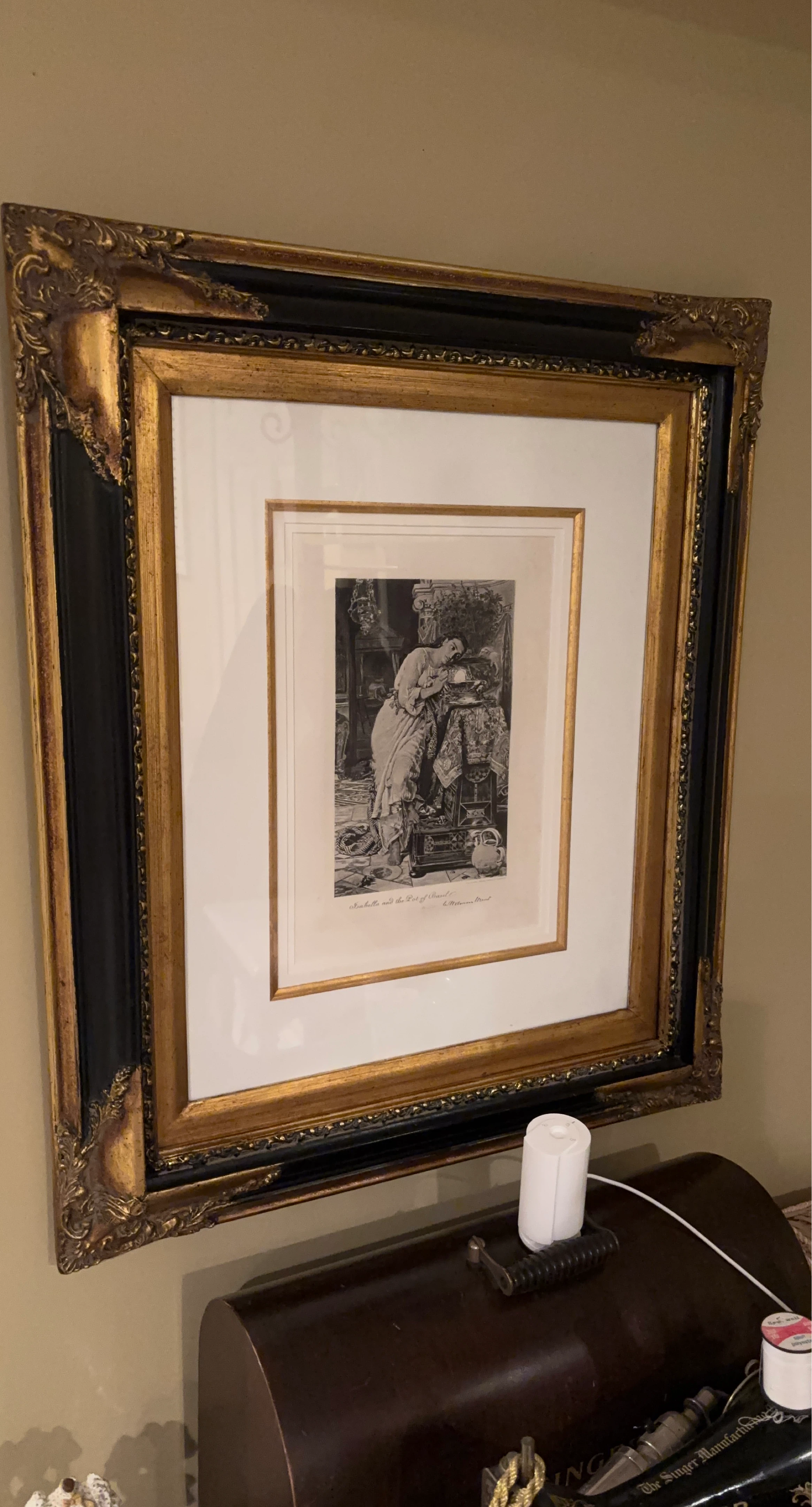 Framed Print "Isabella and the Pot of Basil" by William Hunt