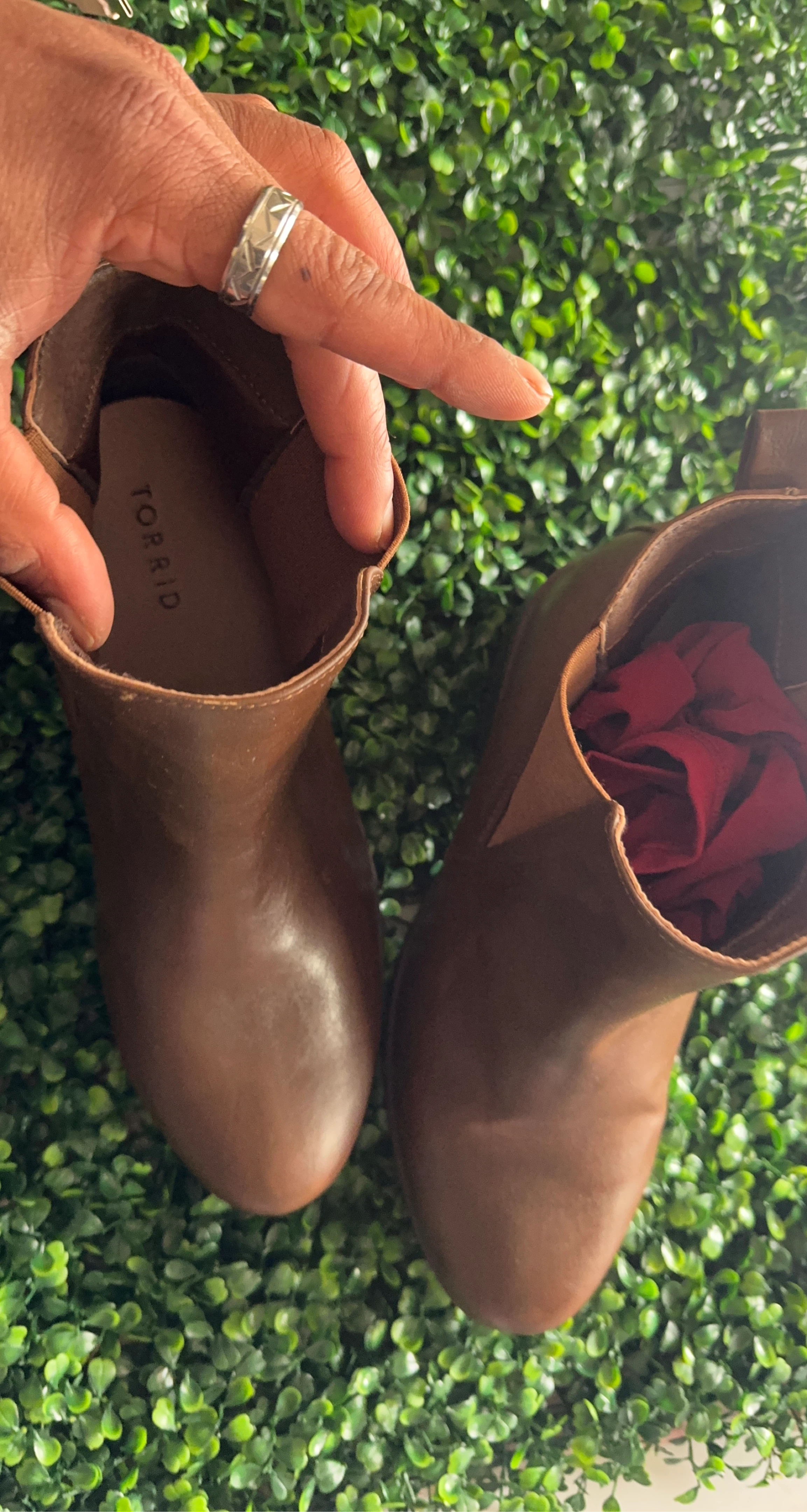 Torrid Brown Chelsea Boots