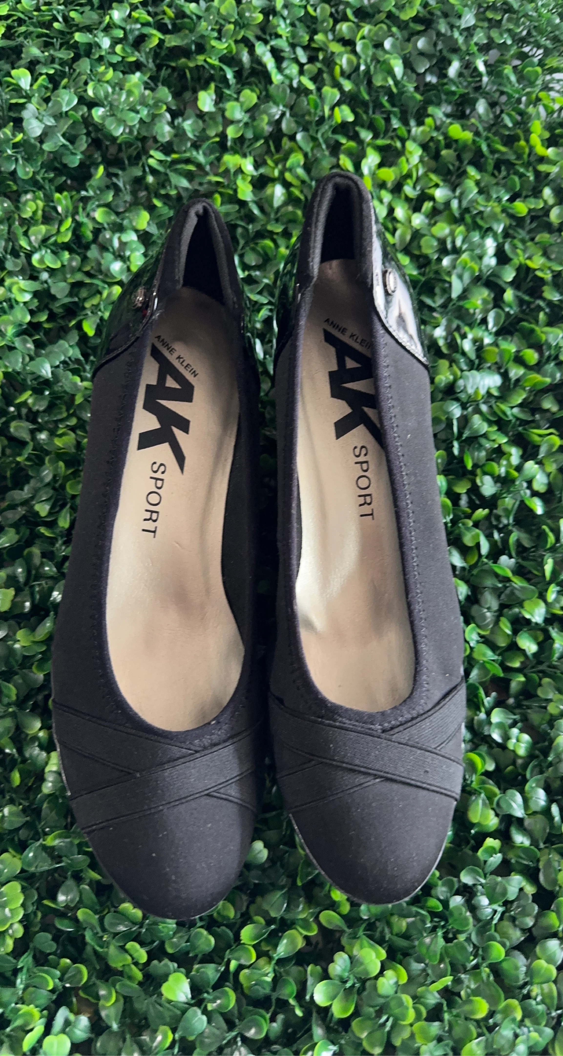 Anne Klein Sport Black Wedge Shoes