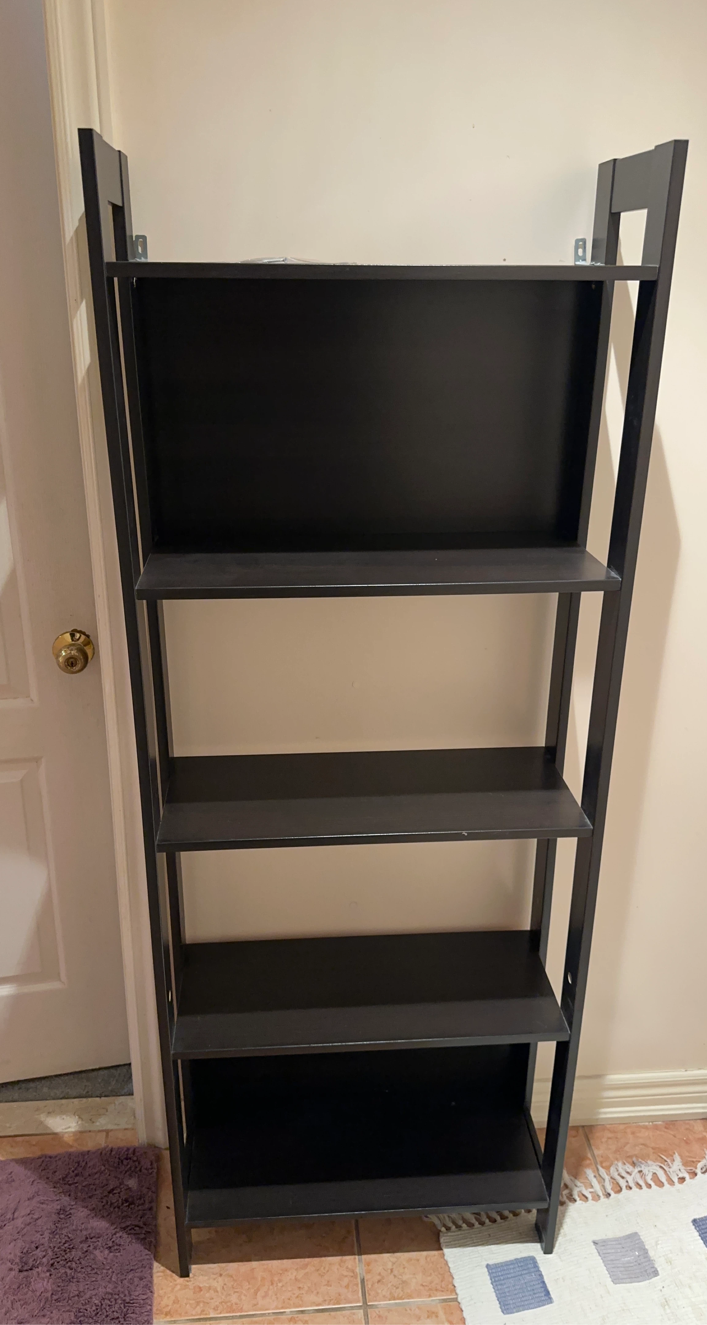 Black Ladder Shelf