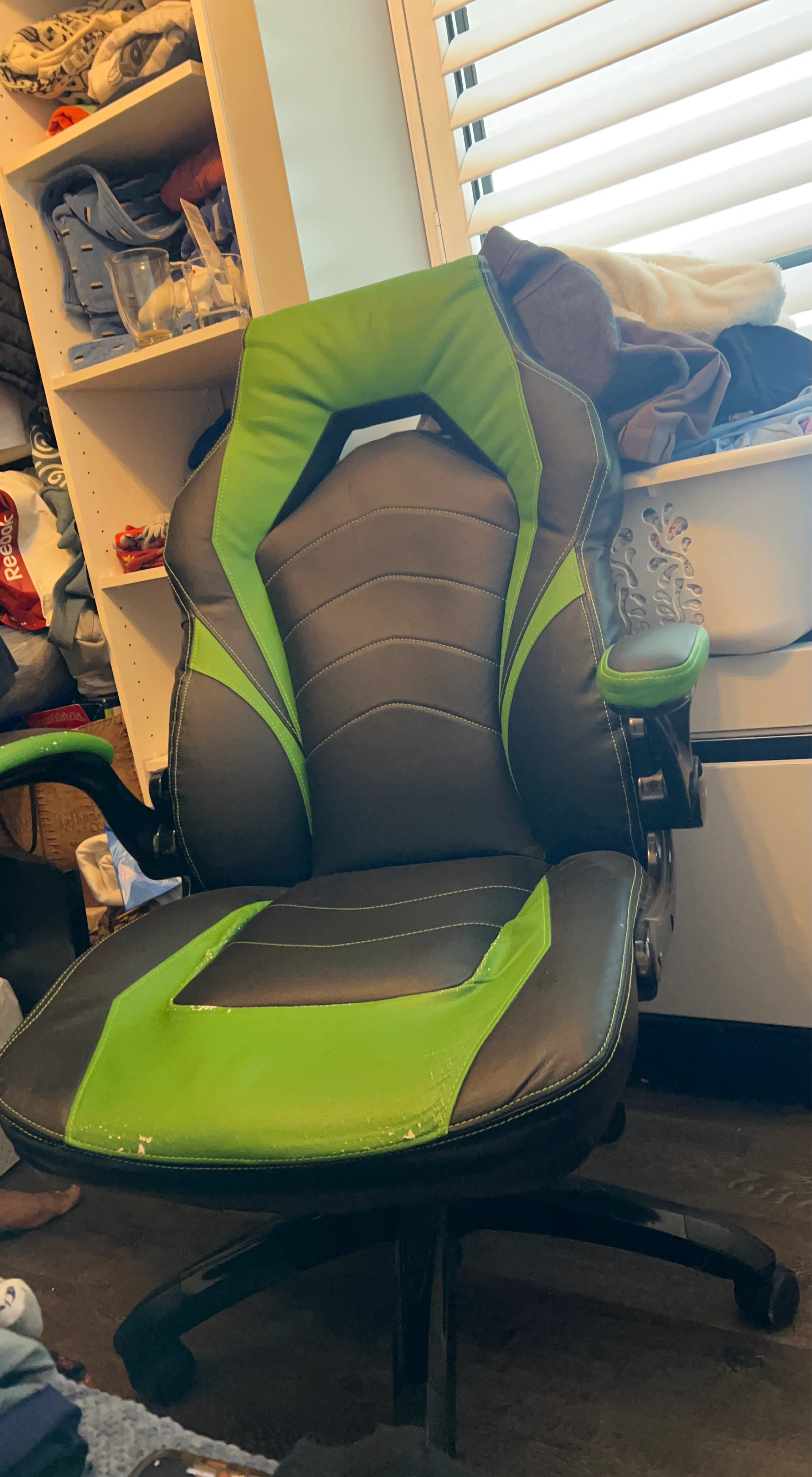 Gaming Chair - Black & Green