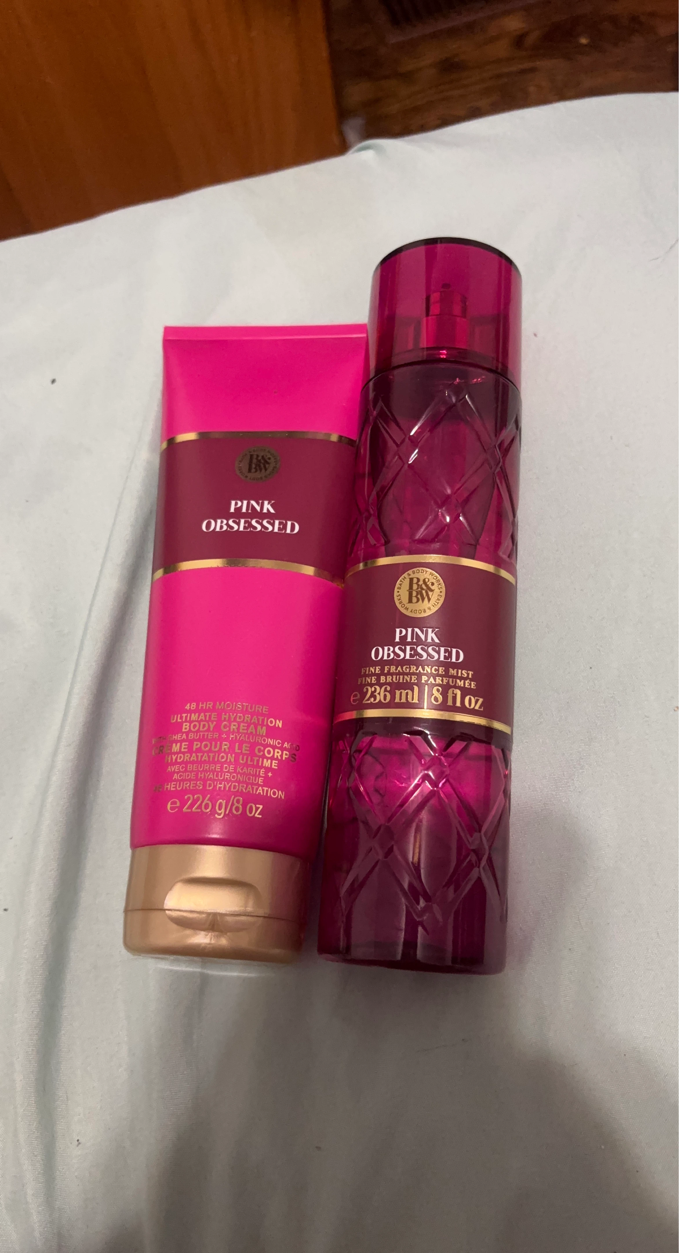 Bath & Body Works Pink Obsessed Body Cream & Mist Set