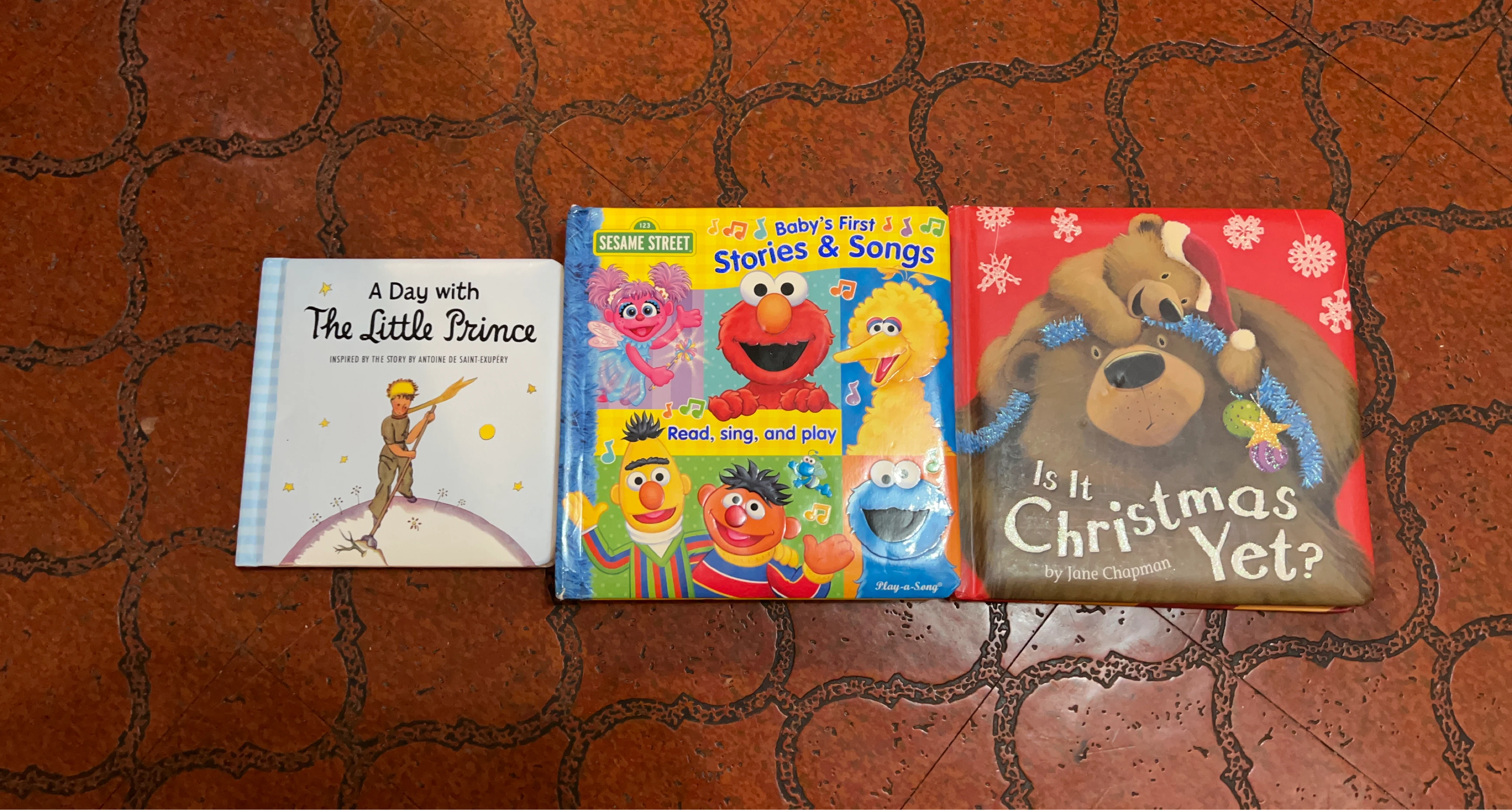 3 Children's Books: The Little Prince, Sesame Street, Christmas