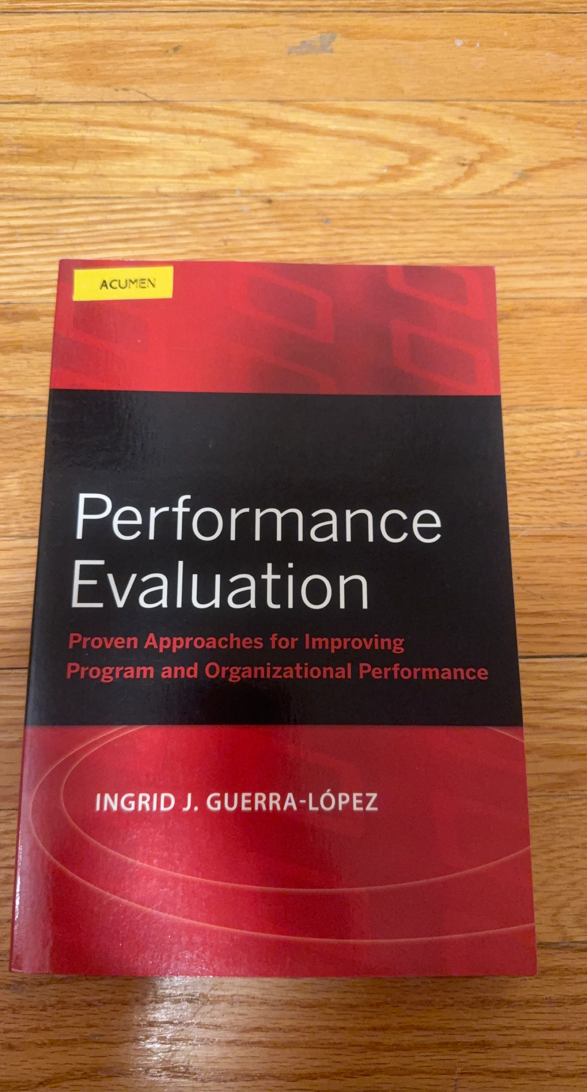 Performance Evaluation Book by Ingrid J. Guerra-López