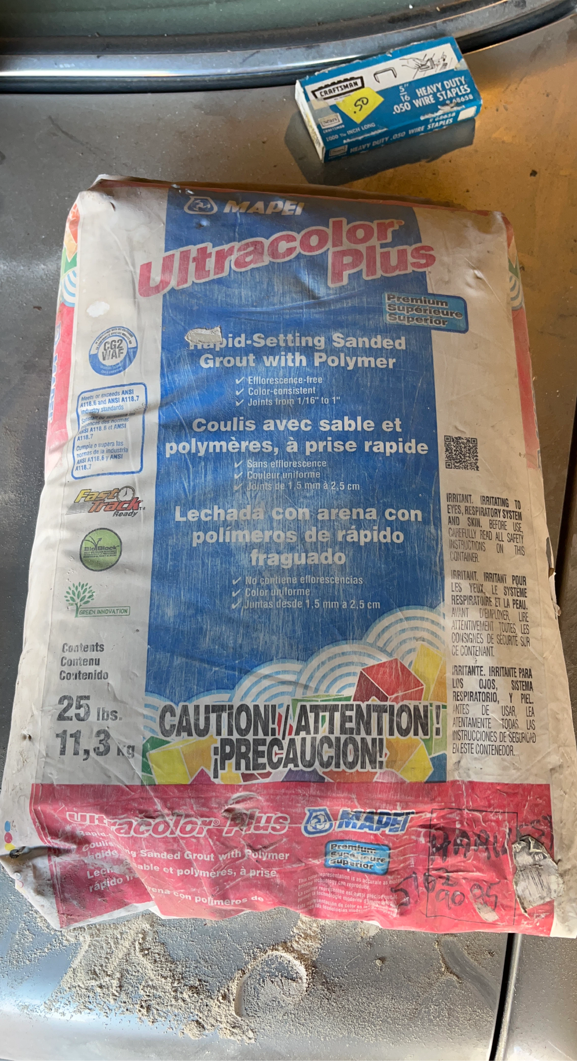 MAPEI Ultracolor Plus Sanded Grout 25 lbs