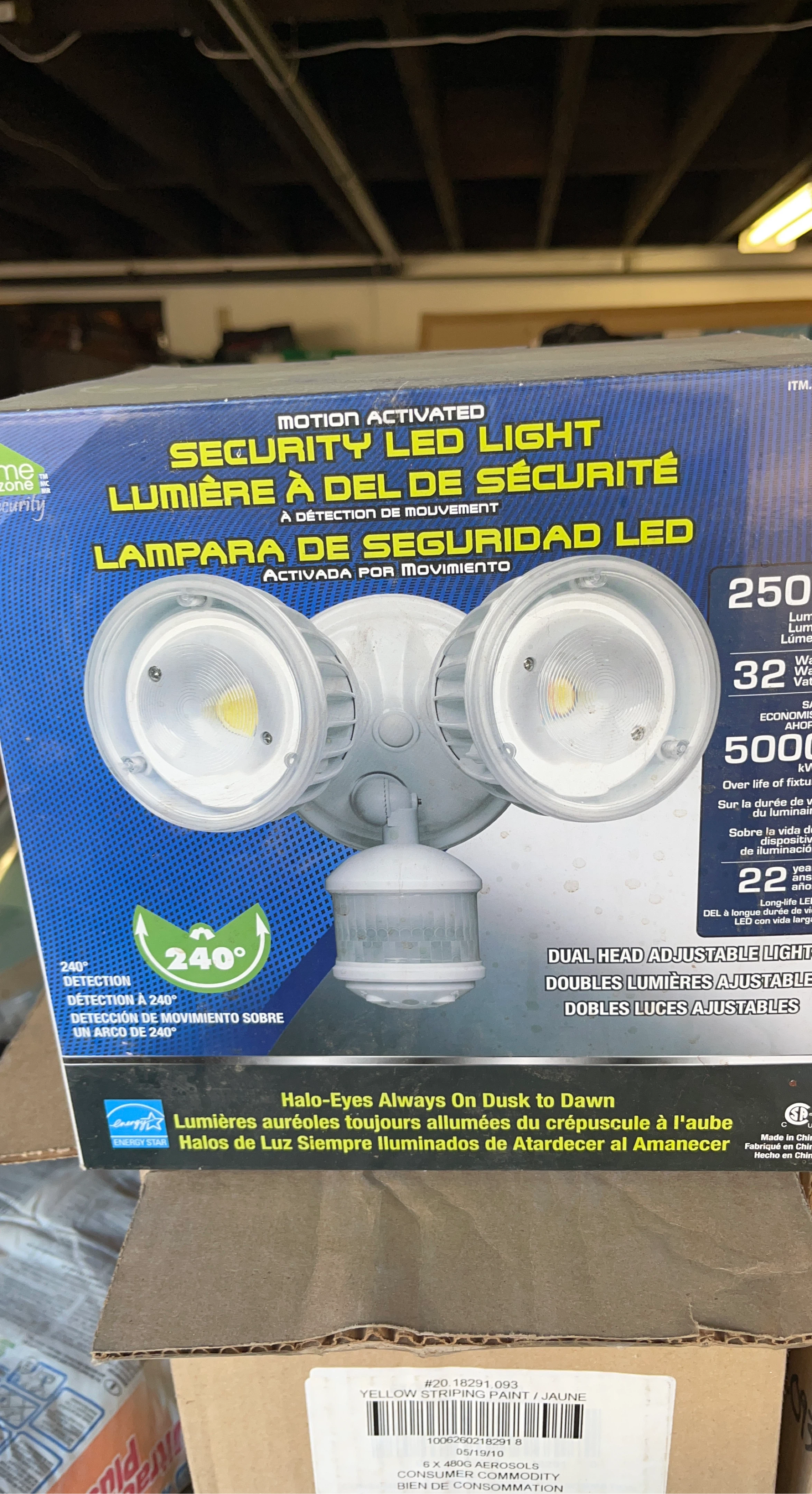 Motion Activated Dual Head LED Security Light