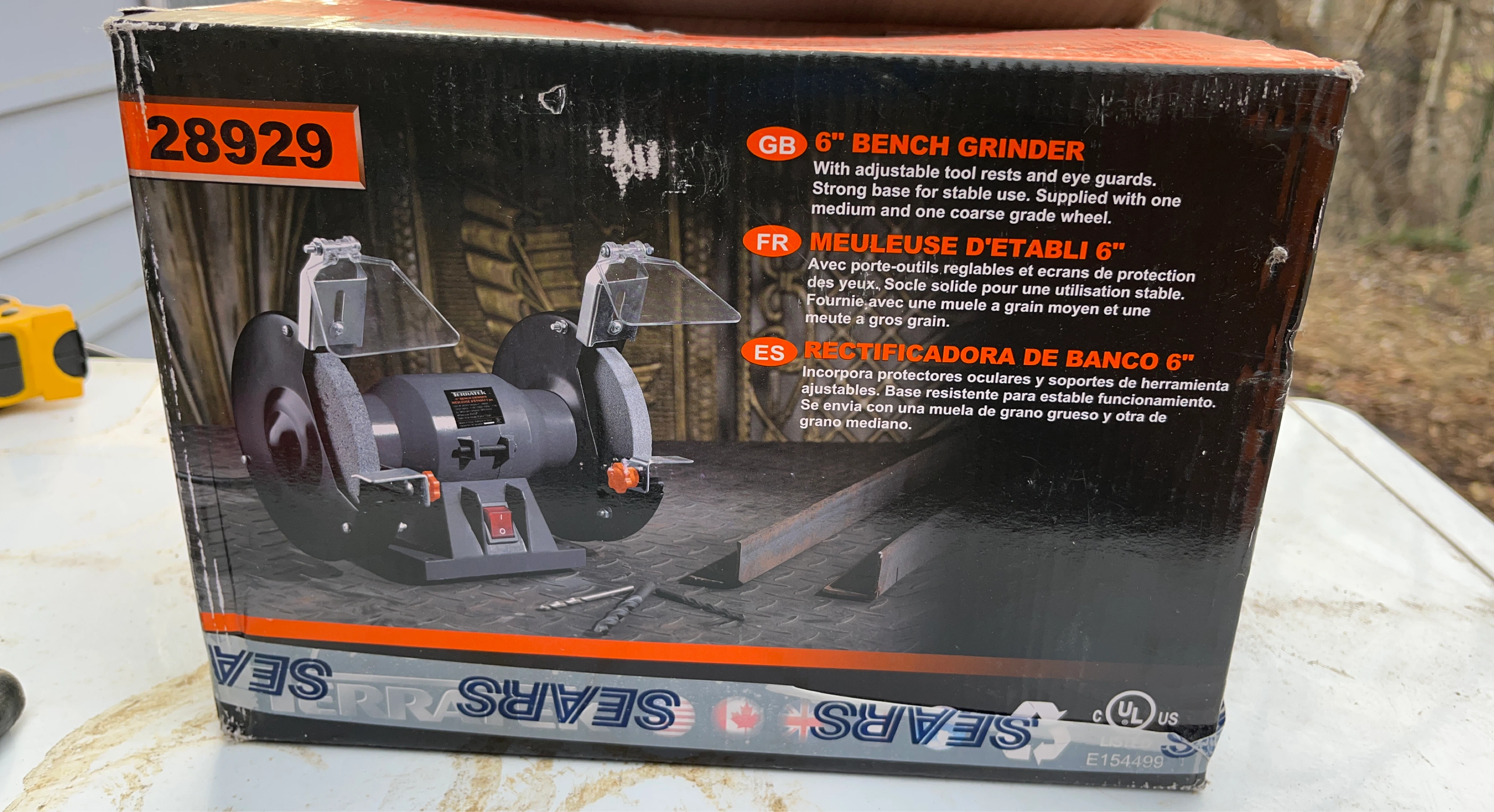 Terratek 6" Bench Grinder
