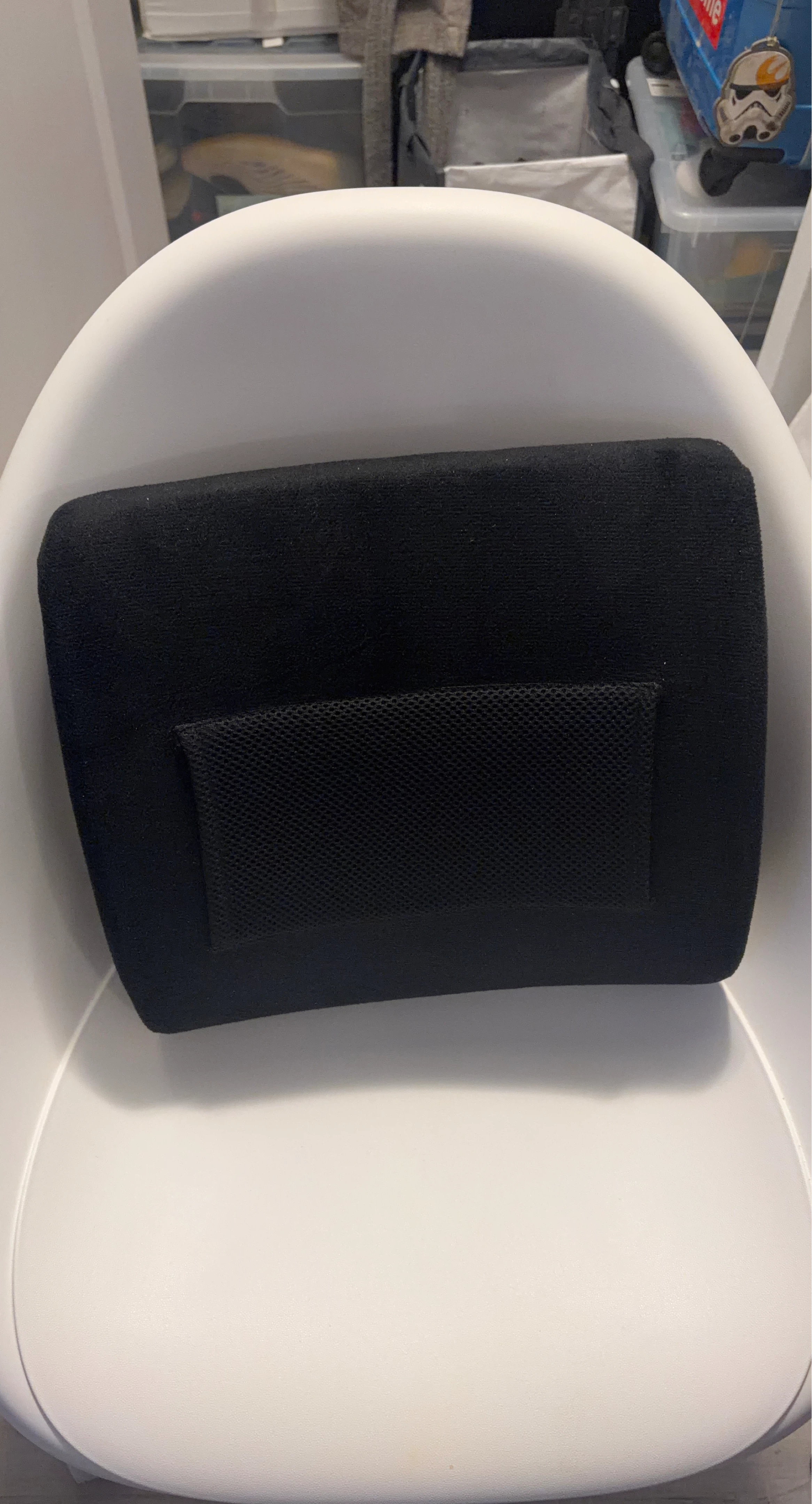 Black Lumbar Support Pillow