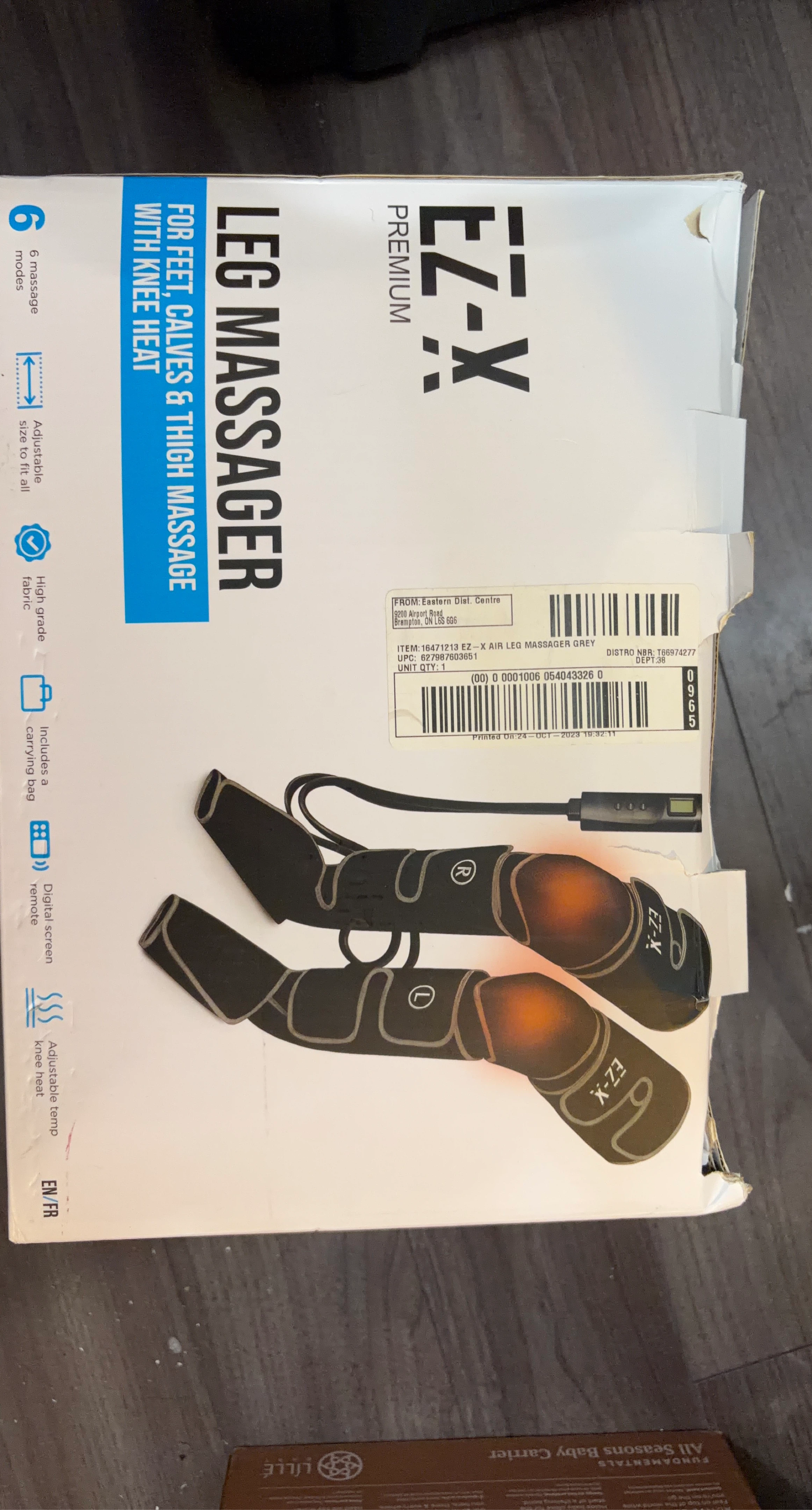 EZ-X Premium Leg Massager with Knee Heat