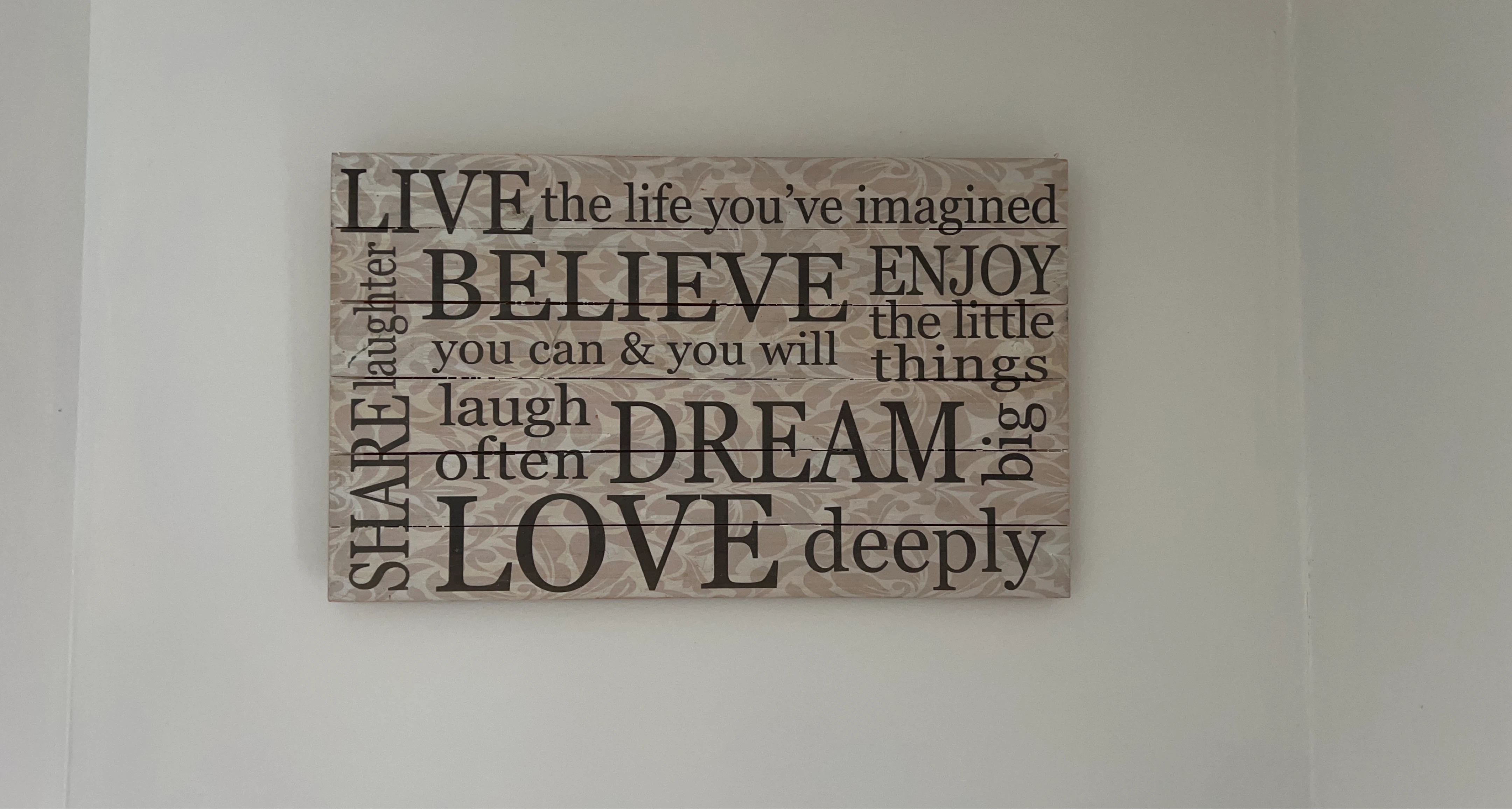 Inspirational Wood Wall Art