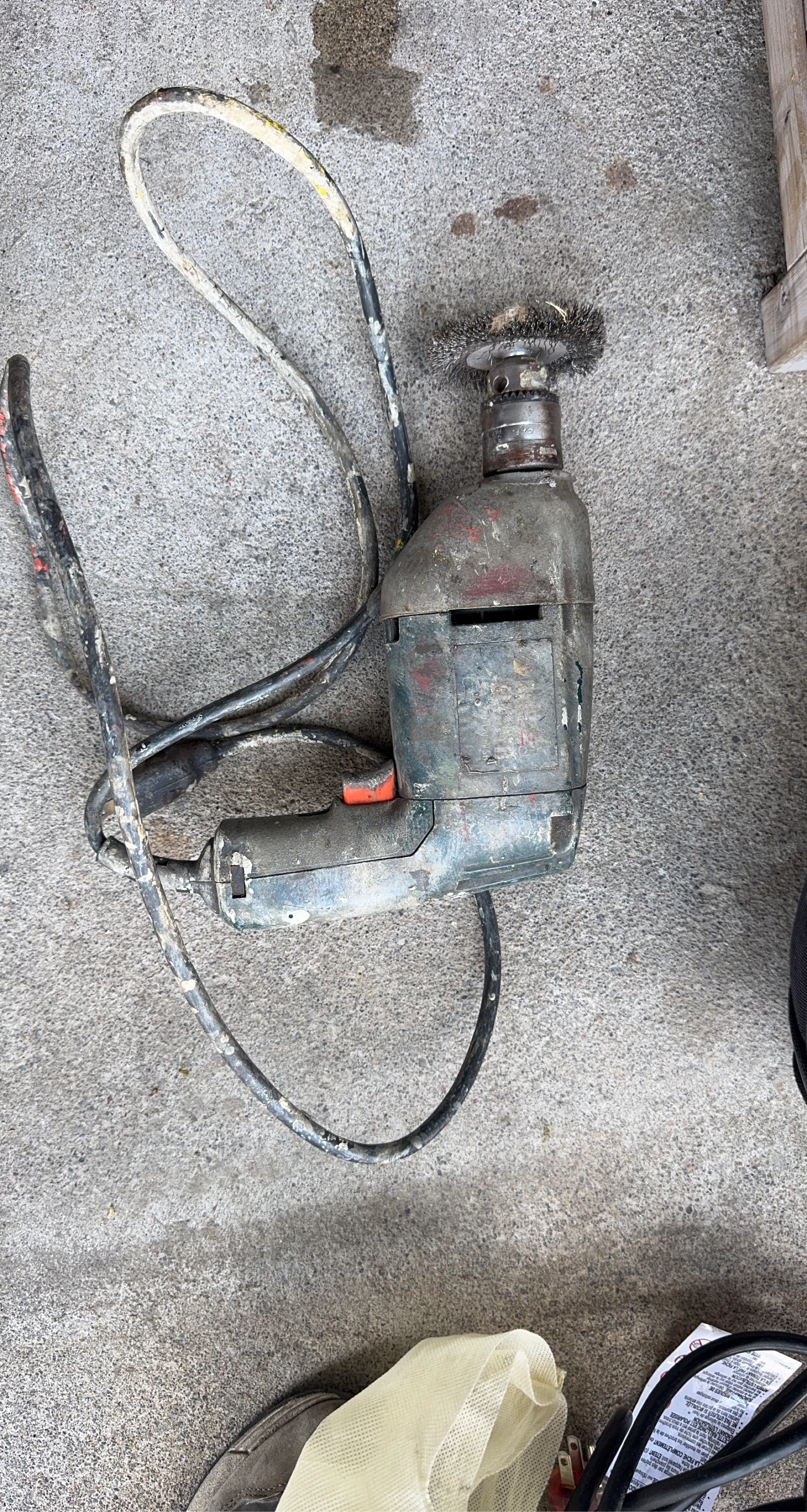 Wire Brush Drill Attachment
