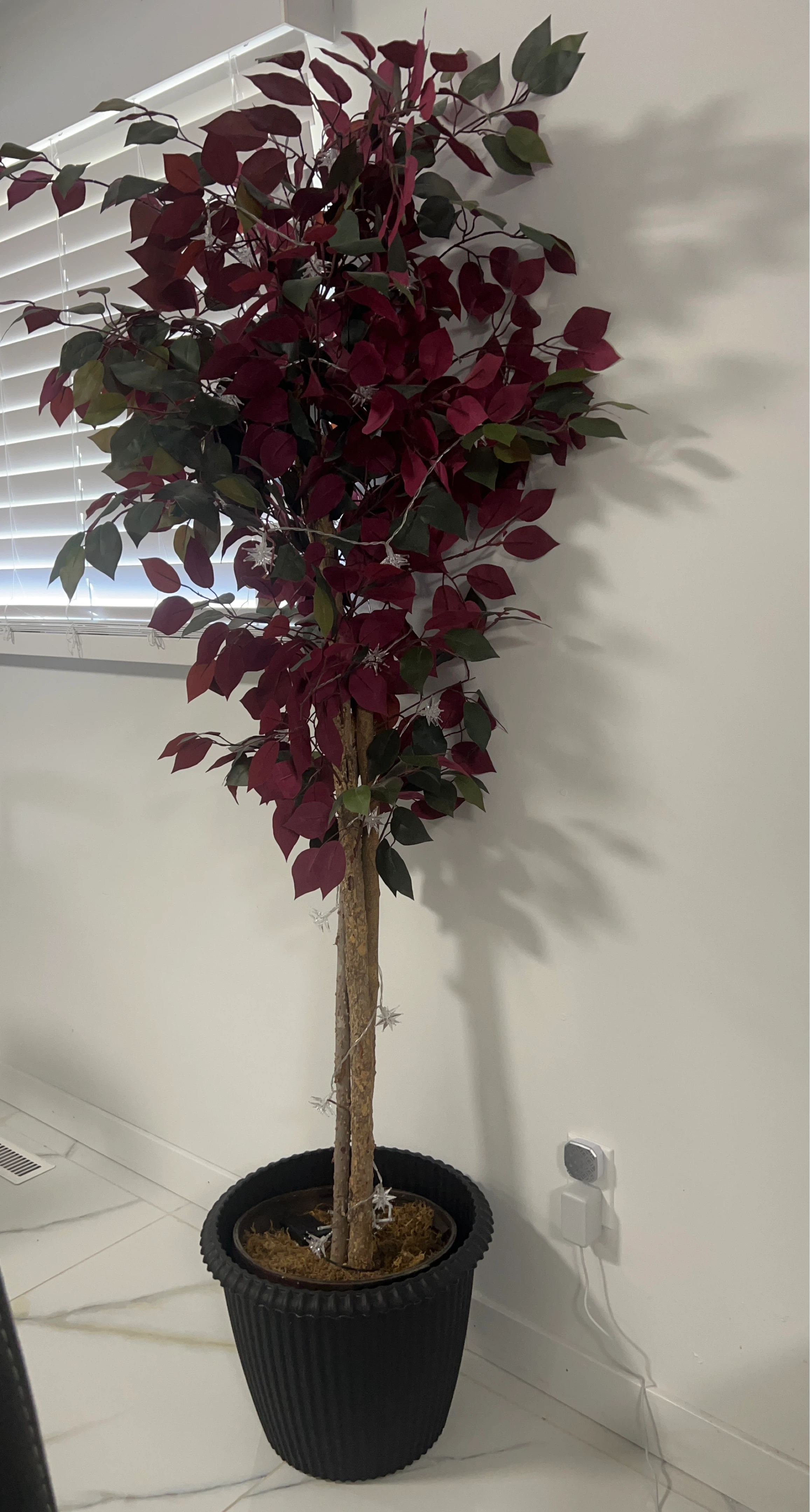 Artificial Ficus Tree with Lights