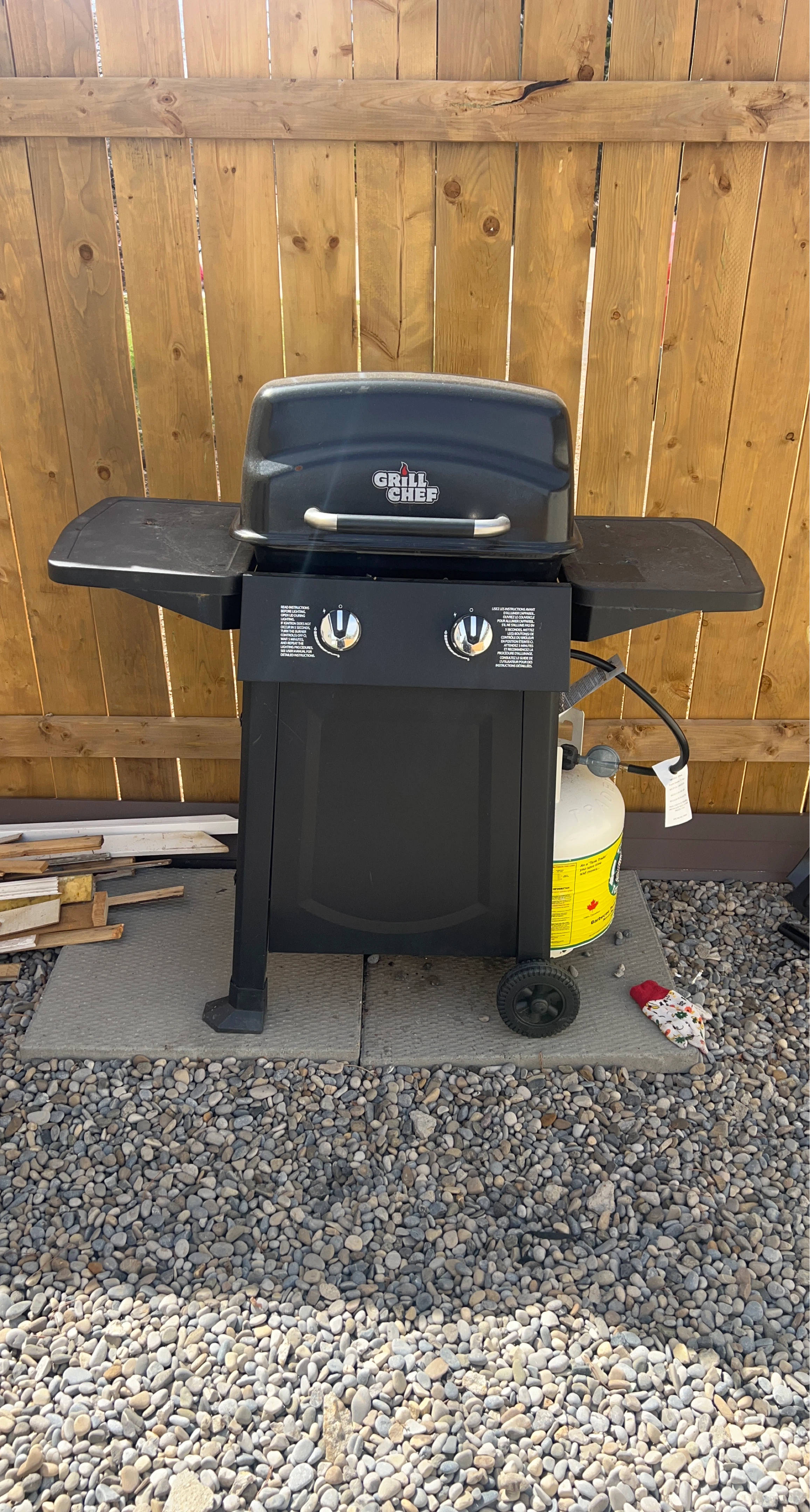 Grill Chef Black Propane Barbecue Grill