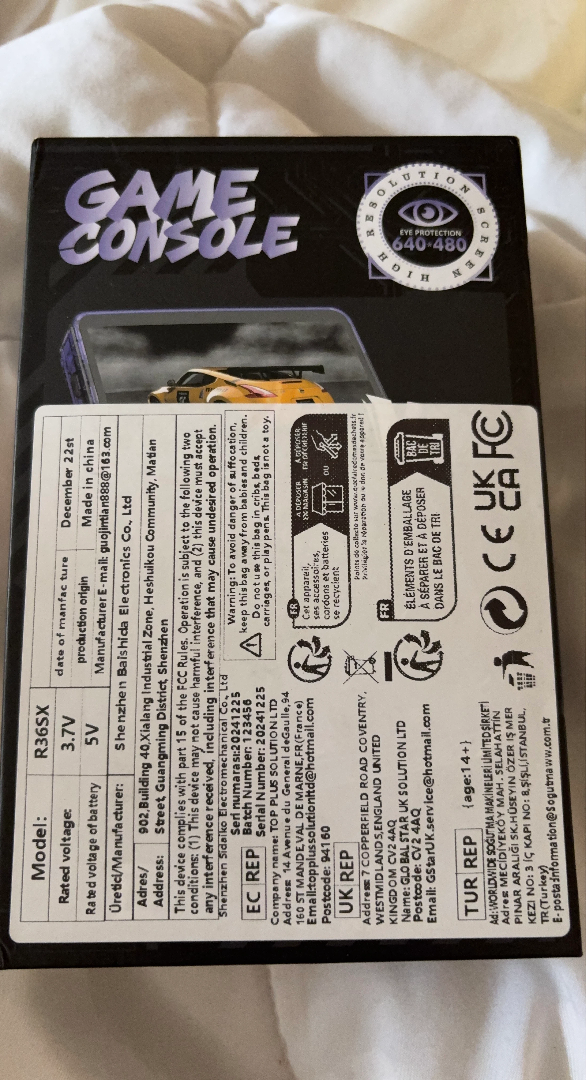 Game Console R36SX
