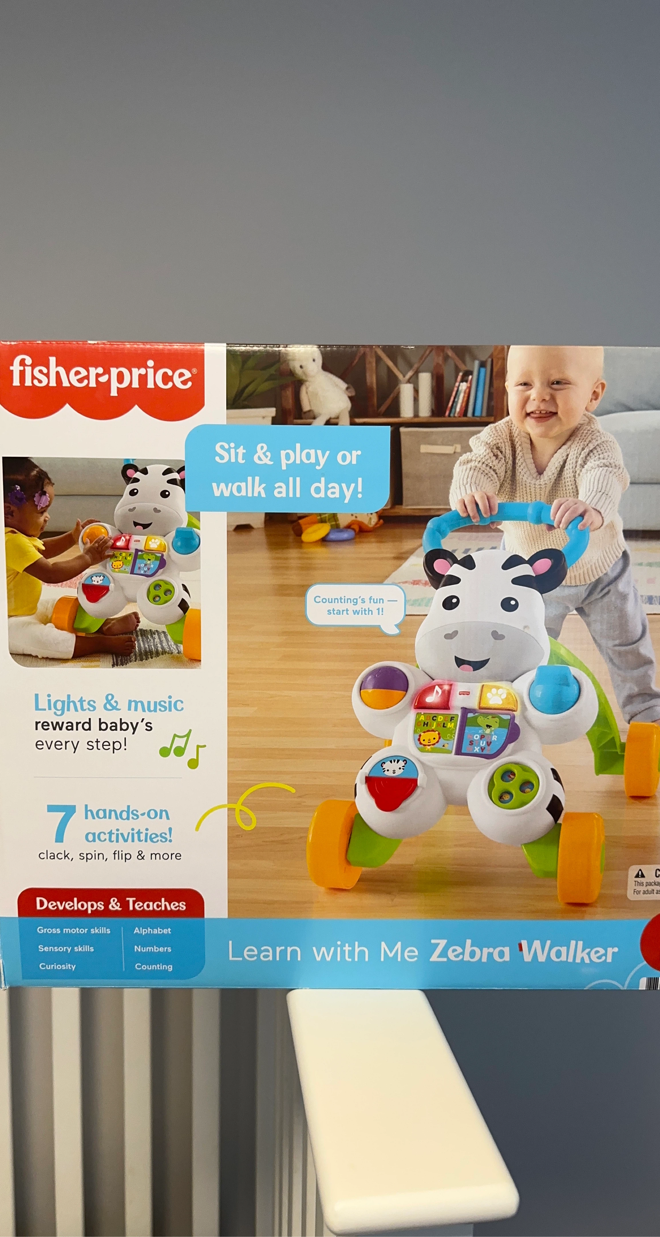 Fisher-Price Learn with Me Zebra Walker