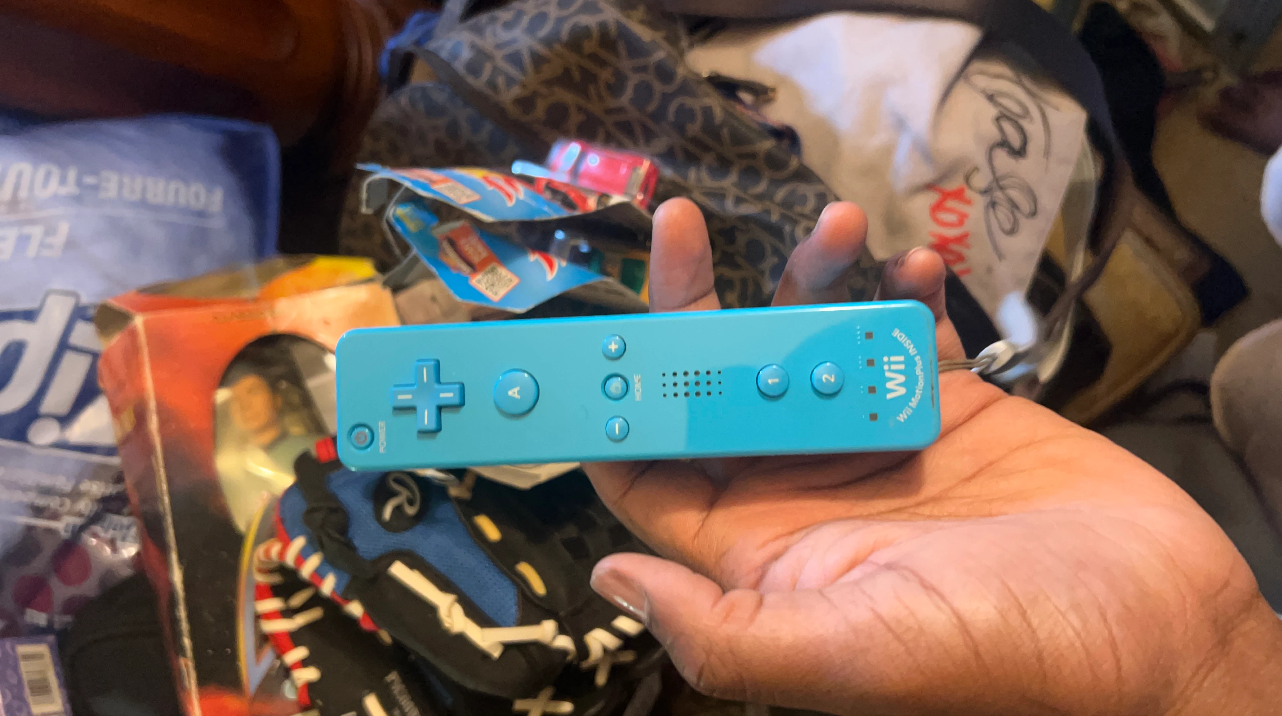 Blue Nintendo Wii MotionPlus Remote
