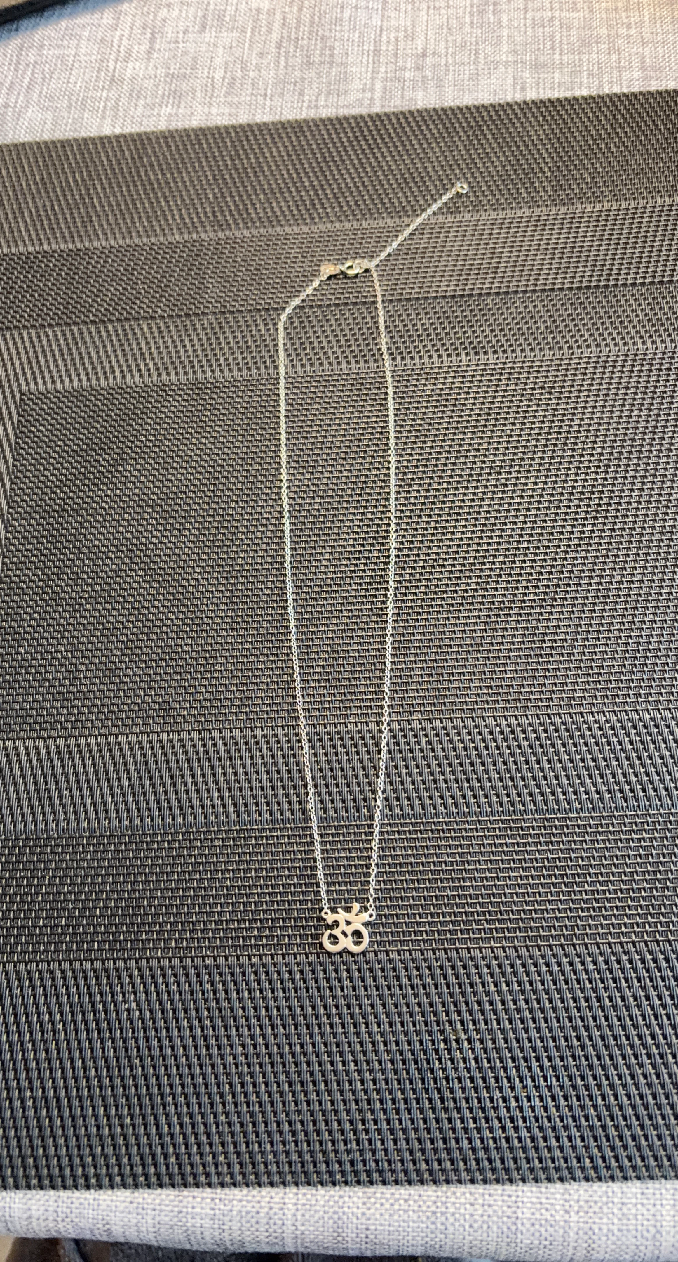 Silver Ohm Necklace