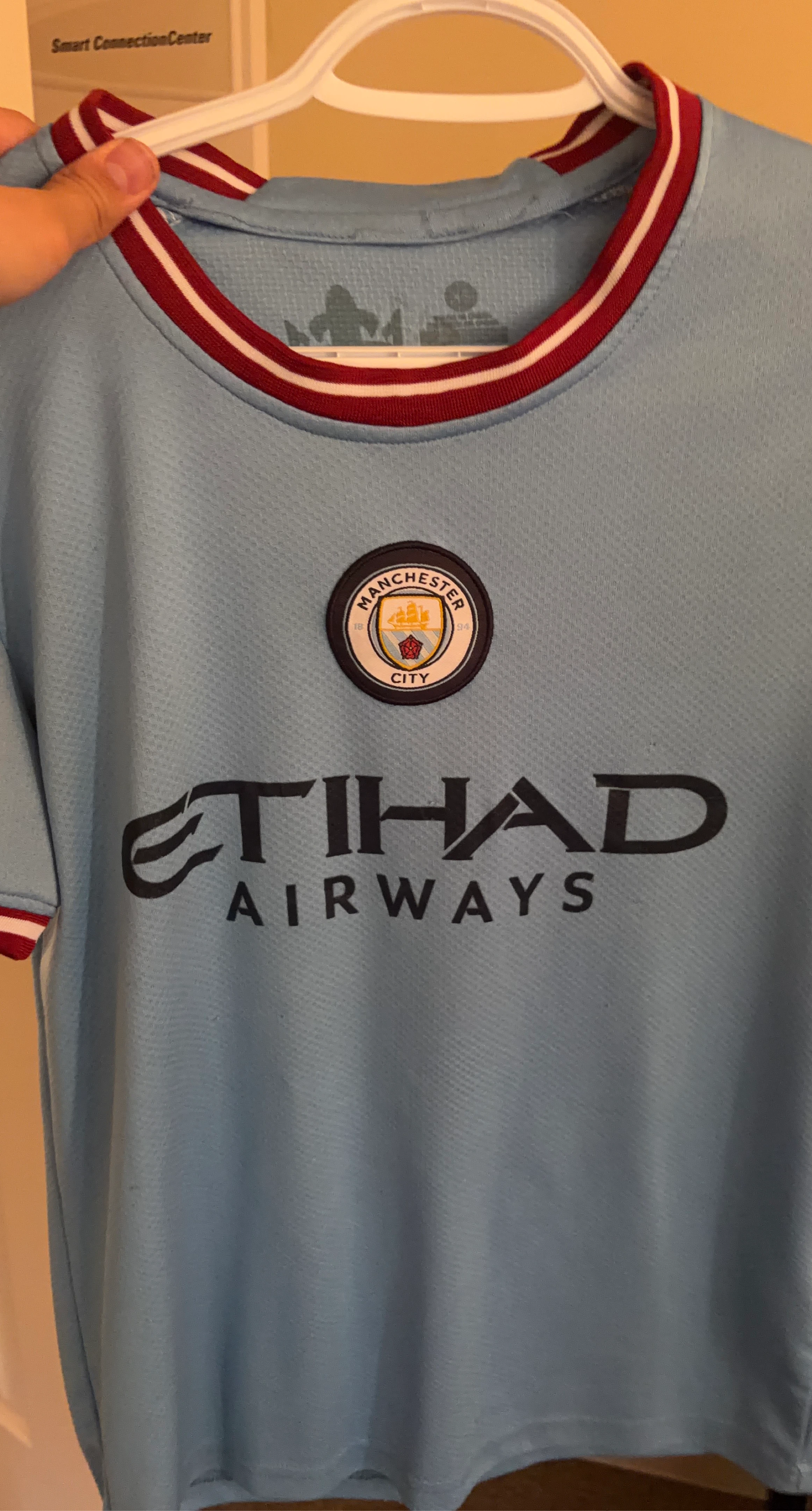 Manchester City Haaland #9 Light Blue Jersey