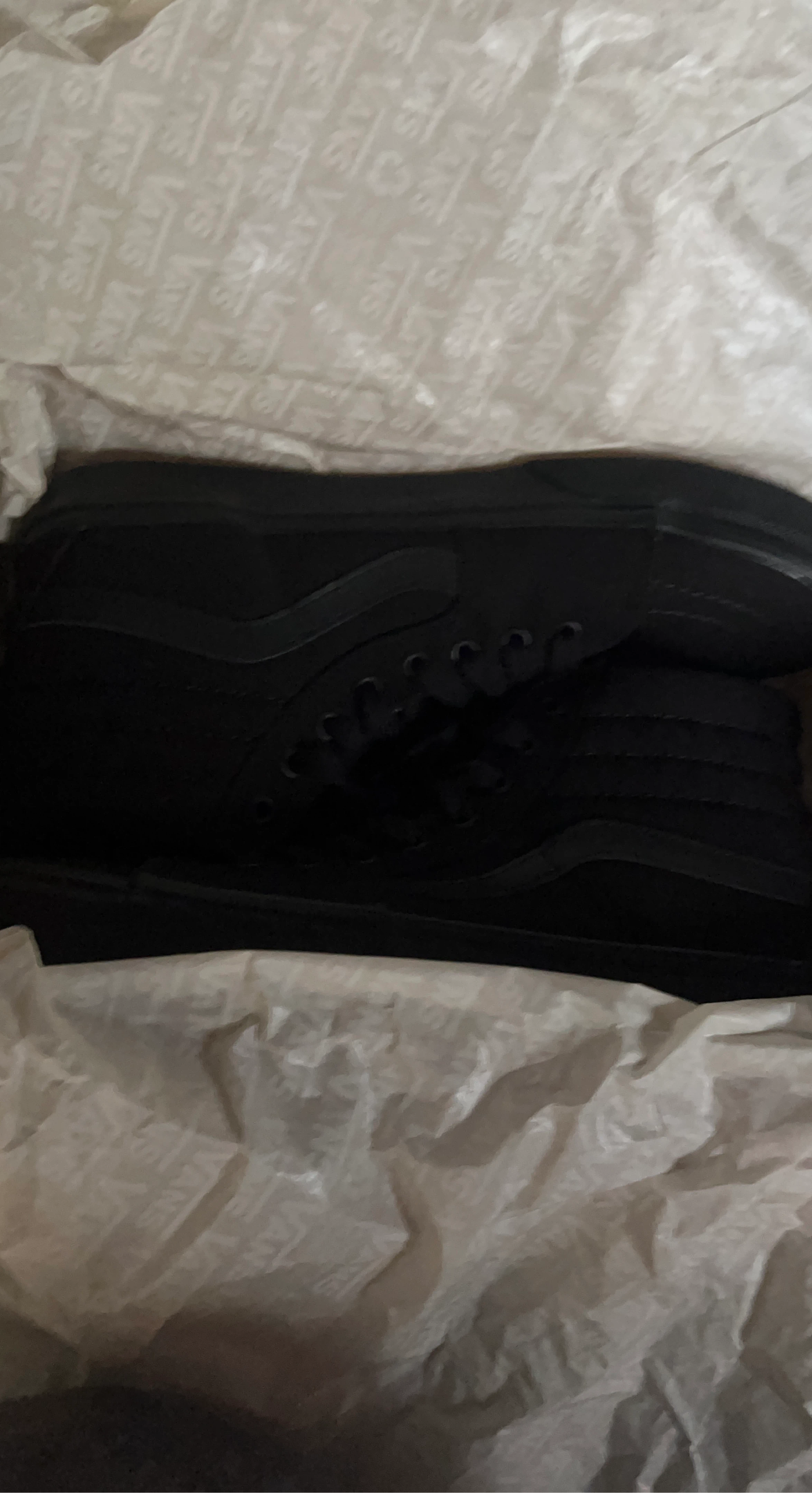 Vans Sk8-Hi Black/Black/Black High Top Sneakers US Men's 10.5