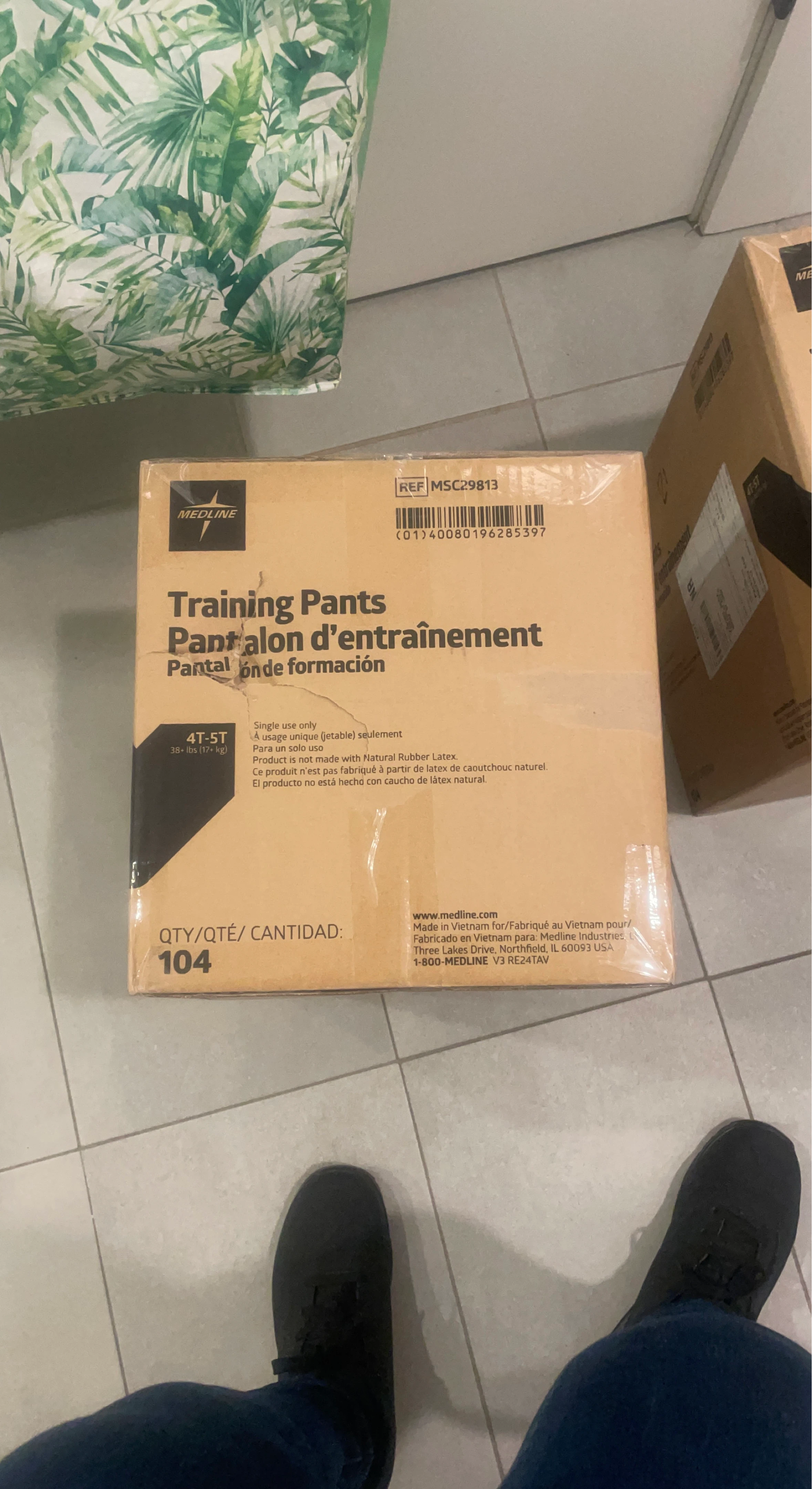 Medline Training Pants 4T-5T - 104 Count( 2 boxes unopened) - photo 2