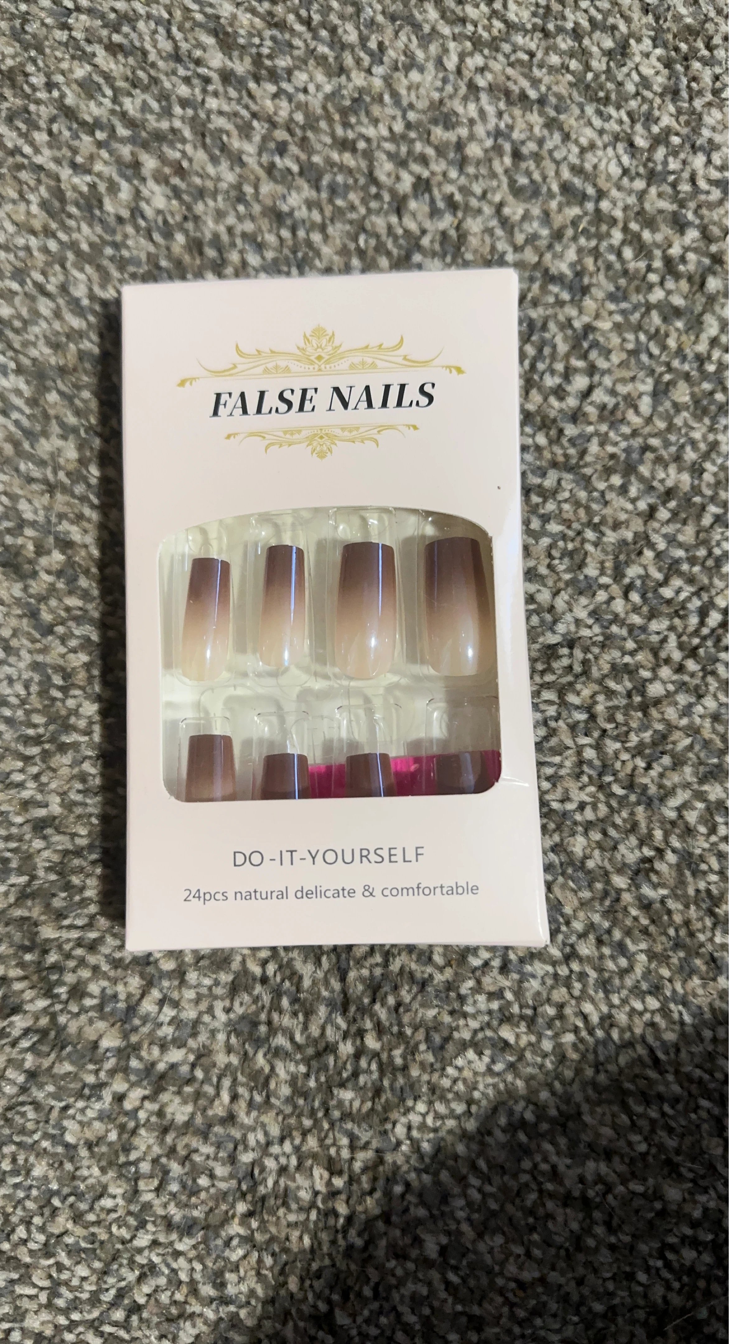 False Nails - Ombre Design